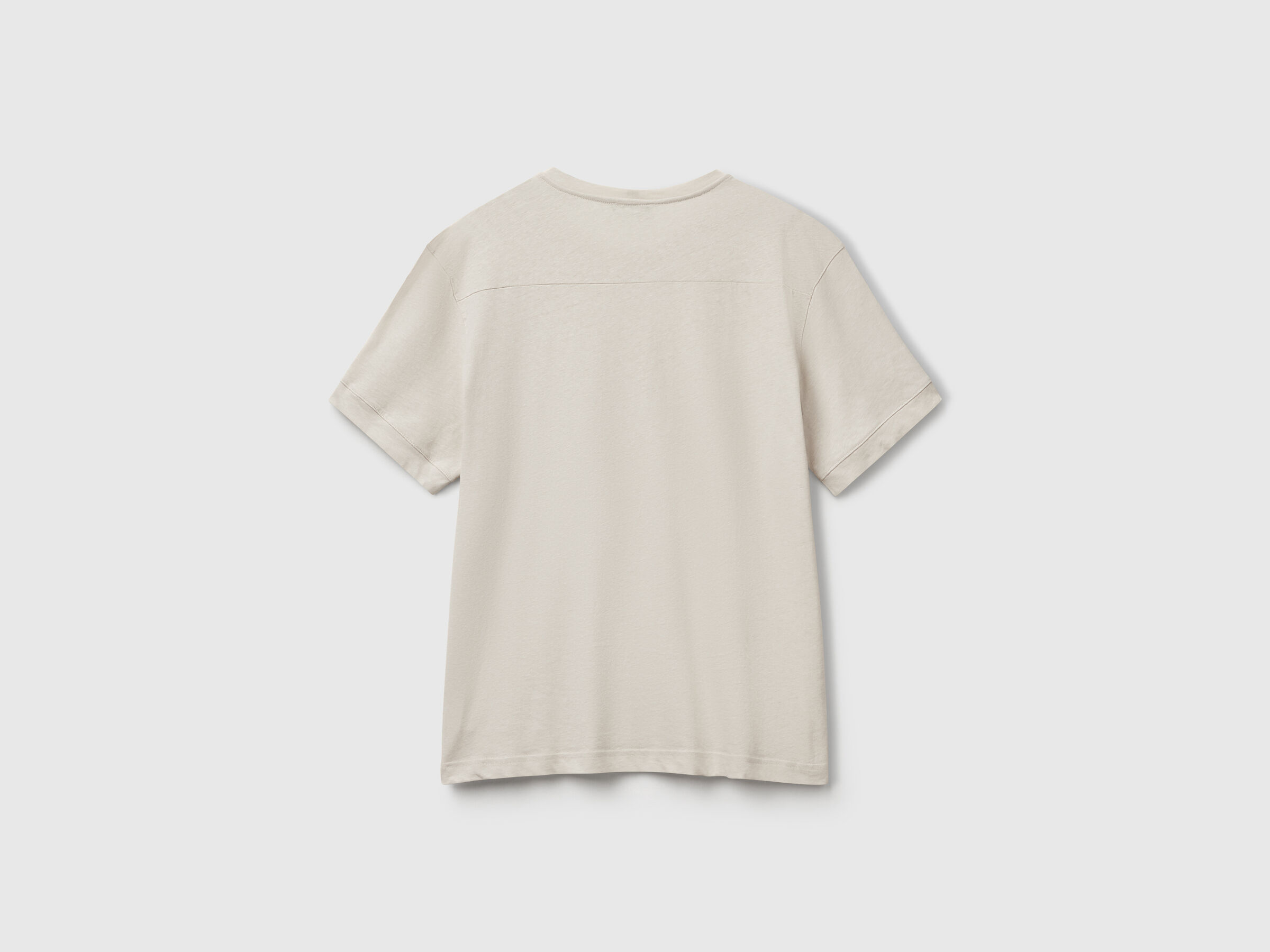 T-shirt en lin mélangé avec poche – Image 4