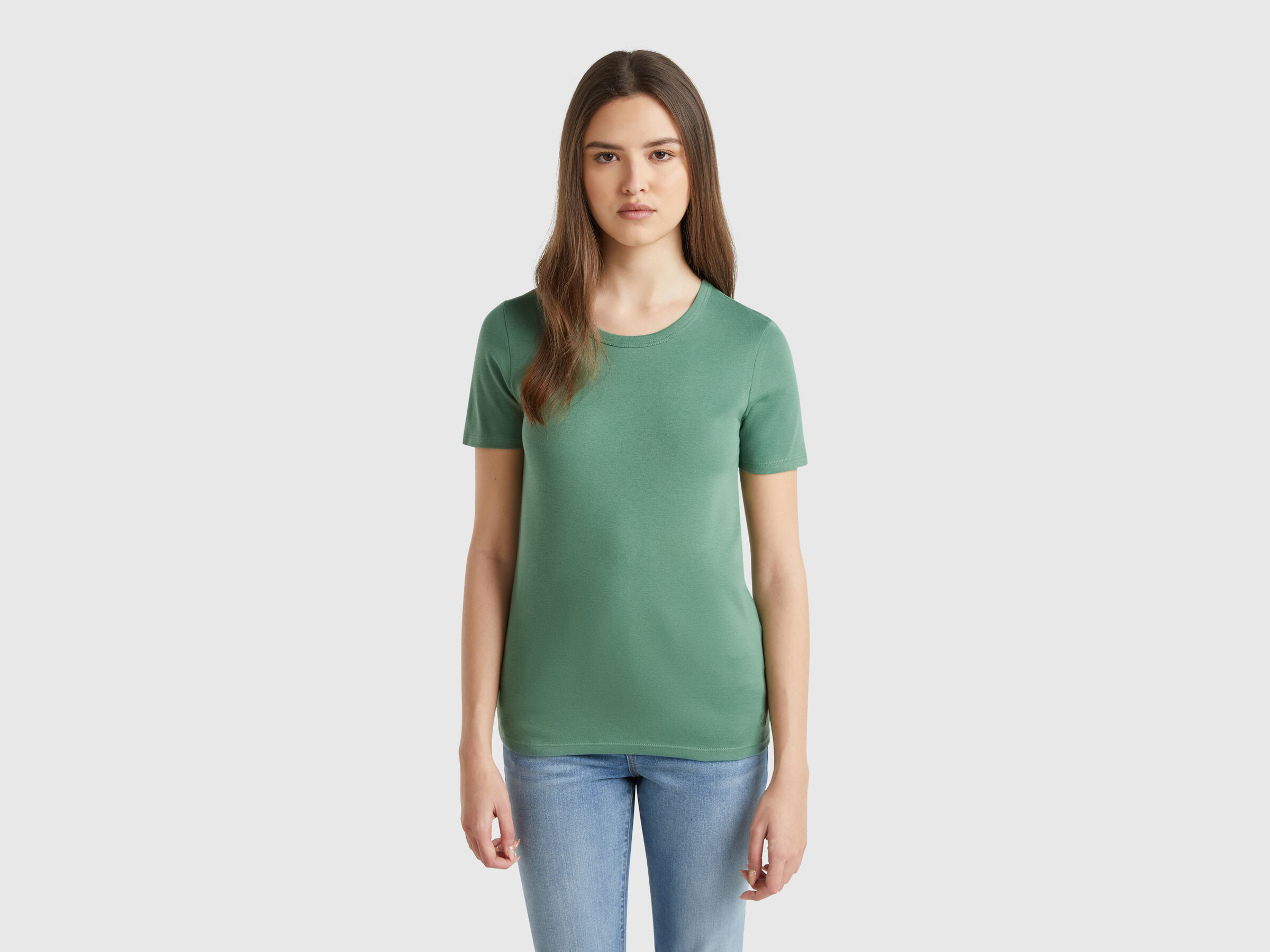 T-shirt en coton à fibre longue T-shirt en coton à fibre longue