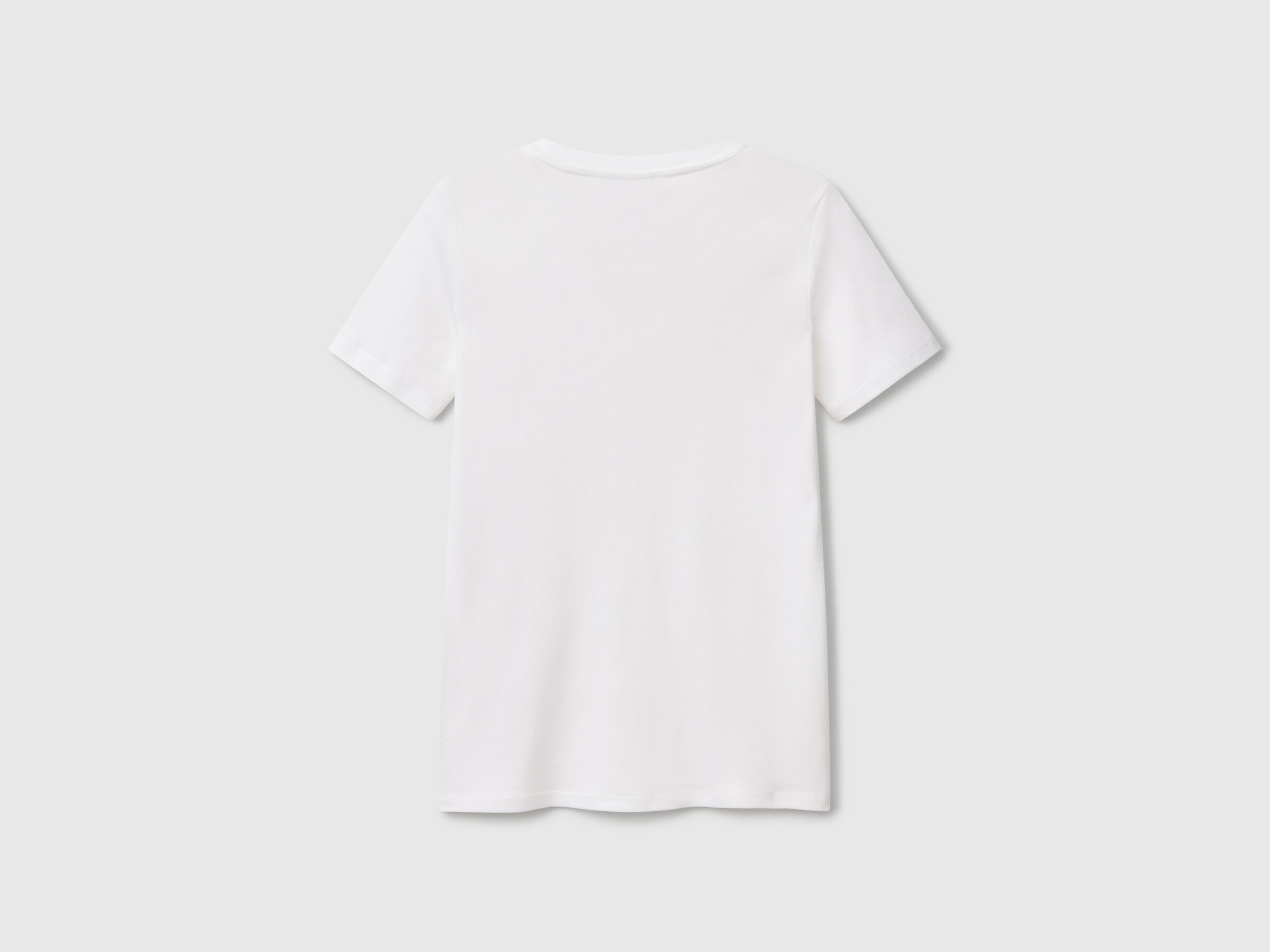 T-shirt en pur coton col V – Image 4