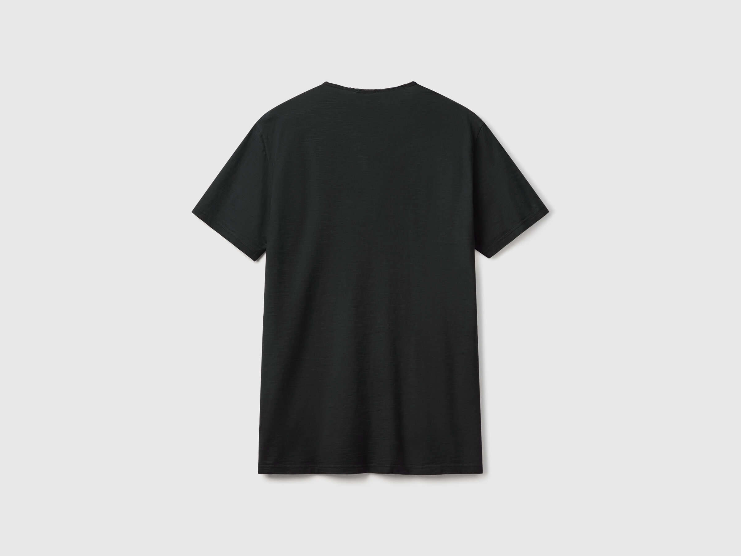 T-shirt 100% coton avec col V – Image 4