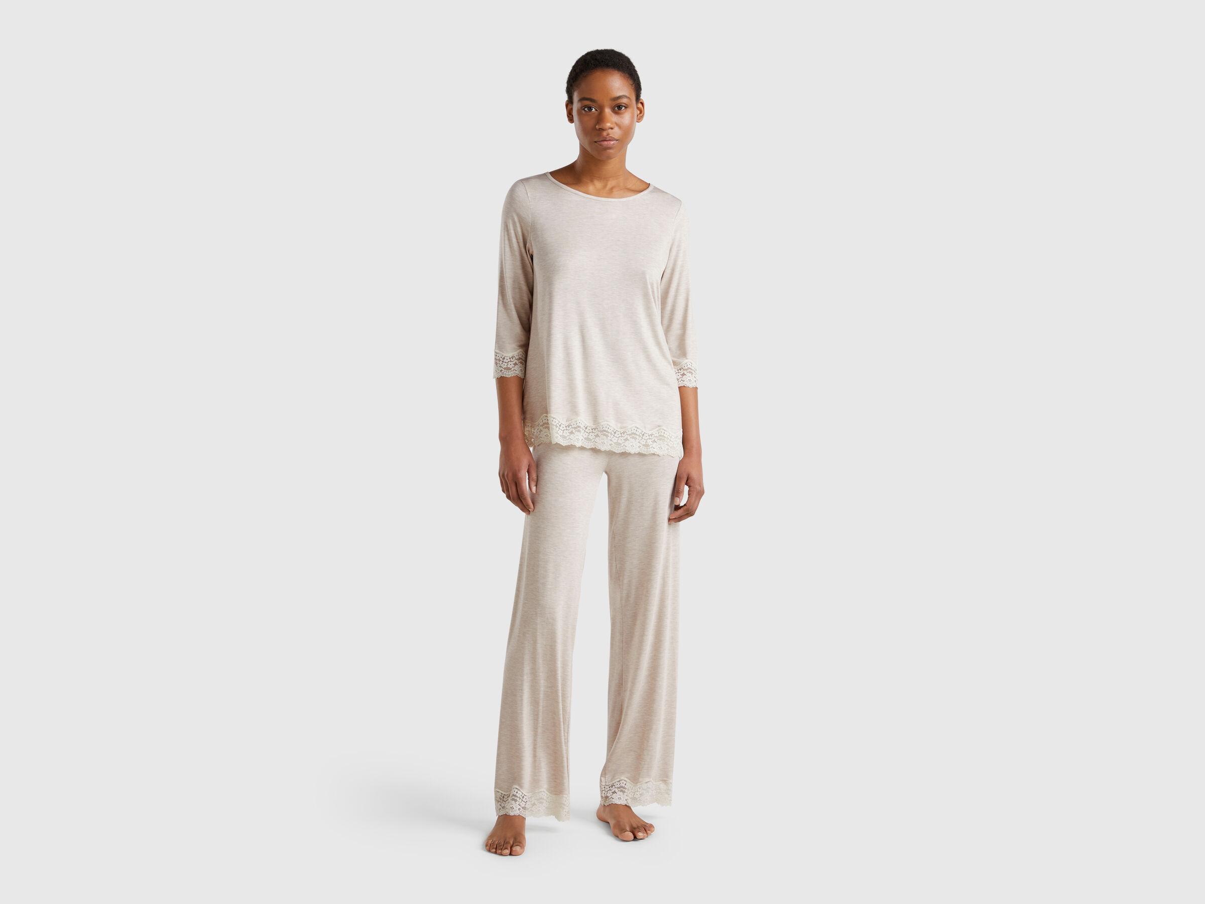 Chemise fluide détails dentelle – Image 5