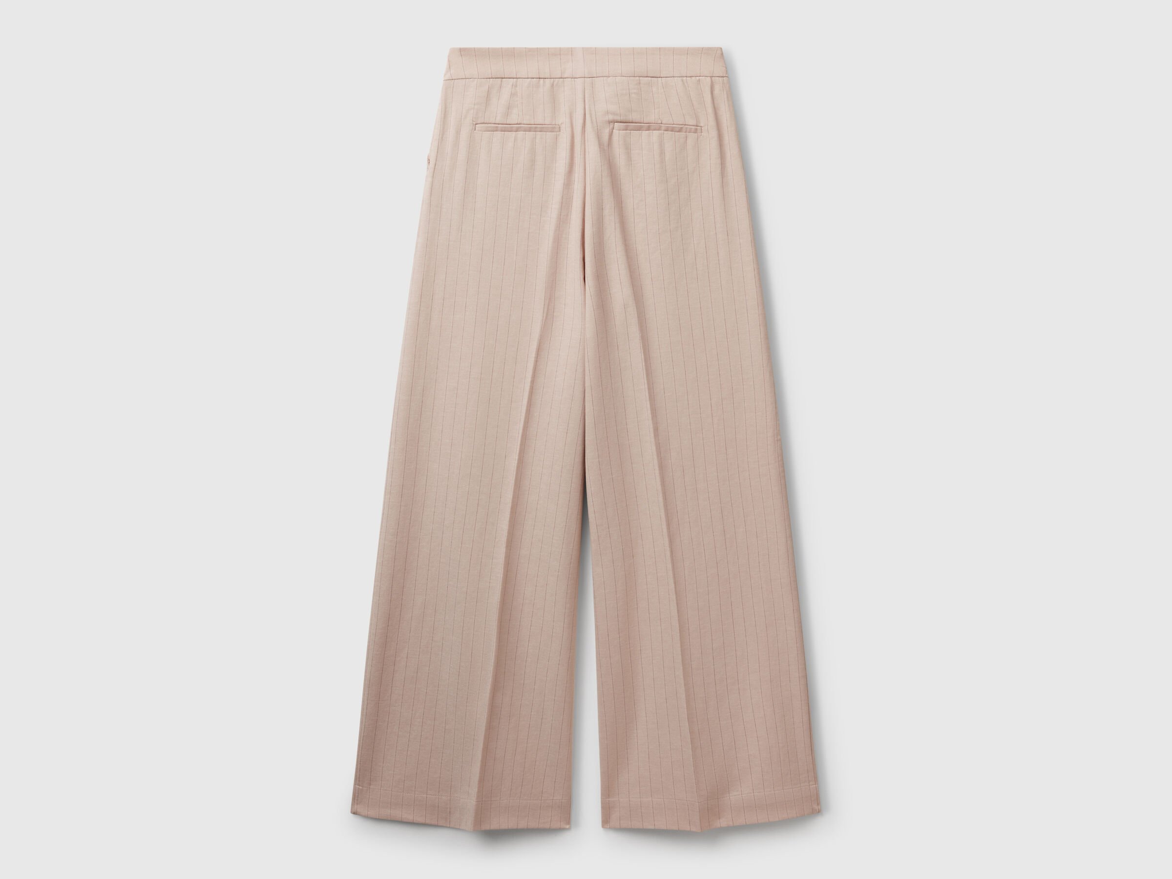 Pantalon palazzo à fines rayures – Image 4