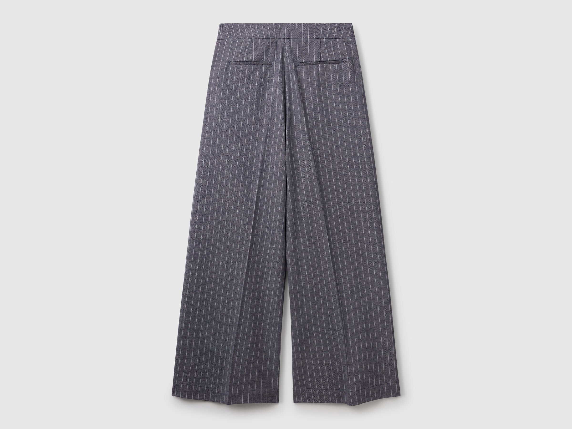 Pantalon palazzo à fines rayures – Image 4