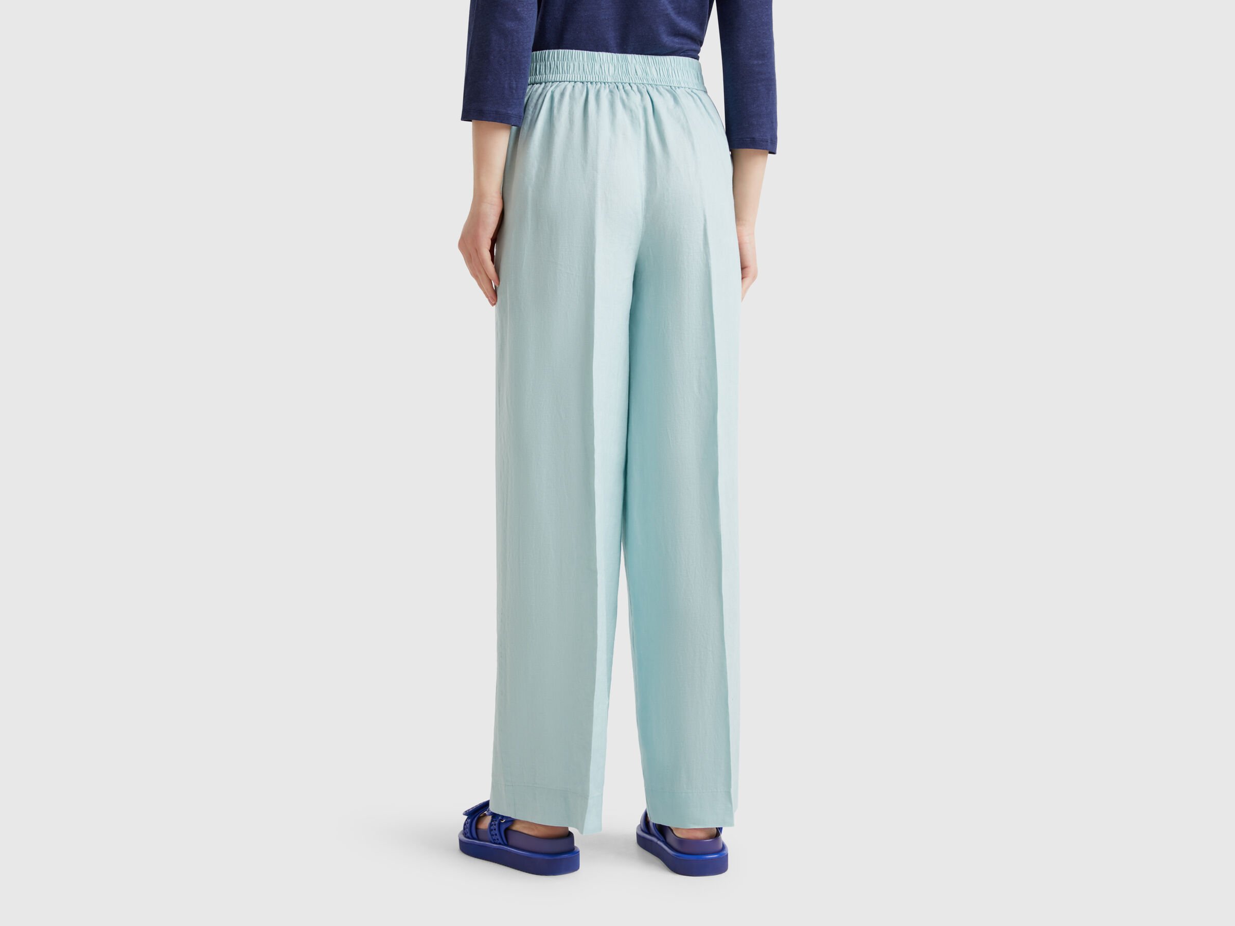 Pantalon Palazzo en 100% lin – Image 2