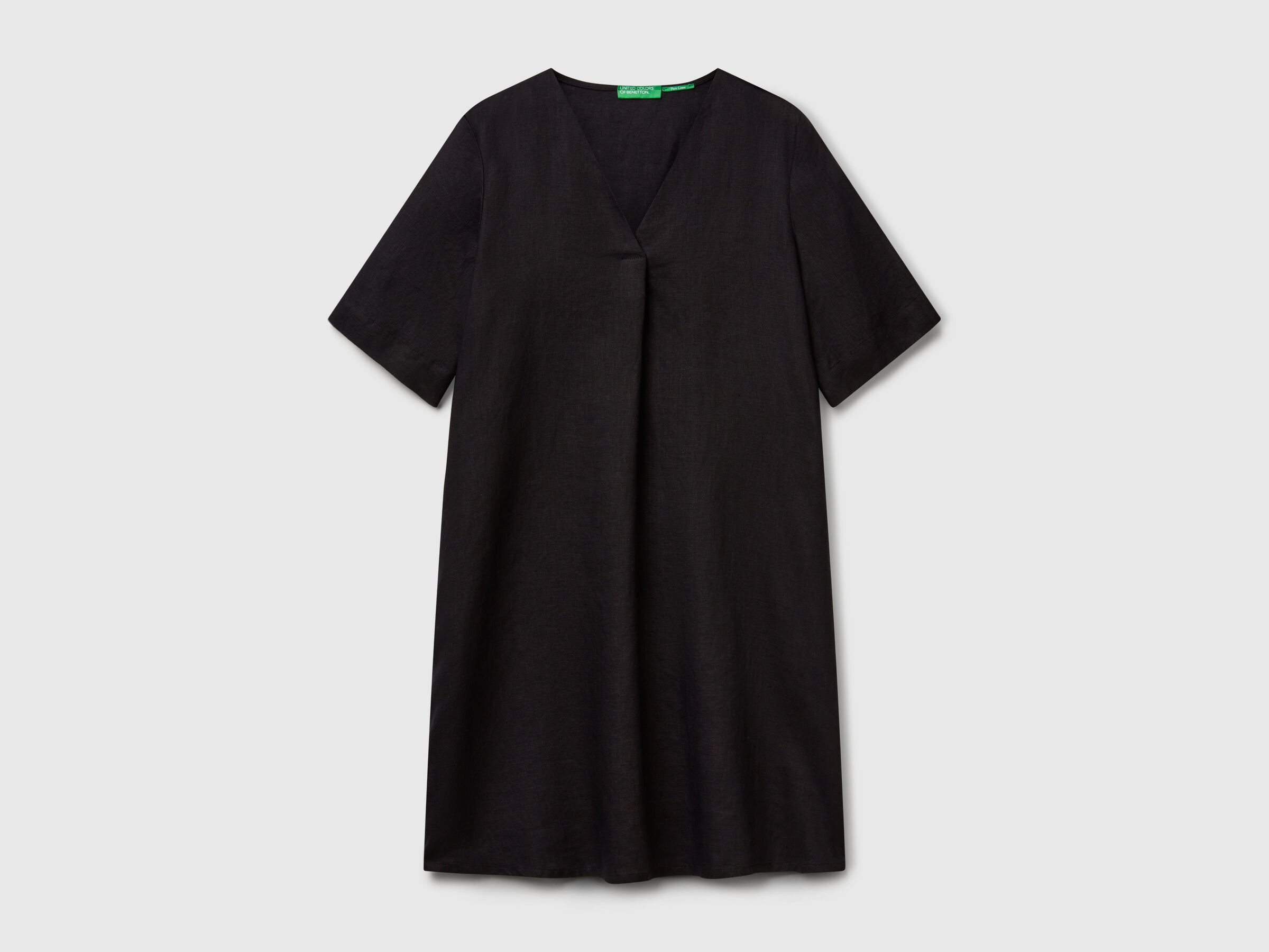 Robe à manches courtes en pur lin – Image 3