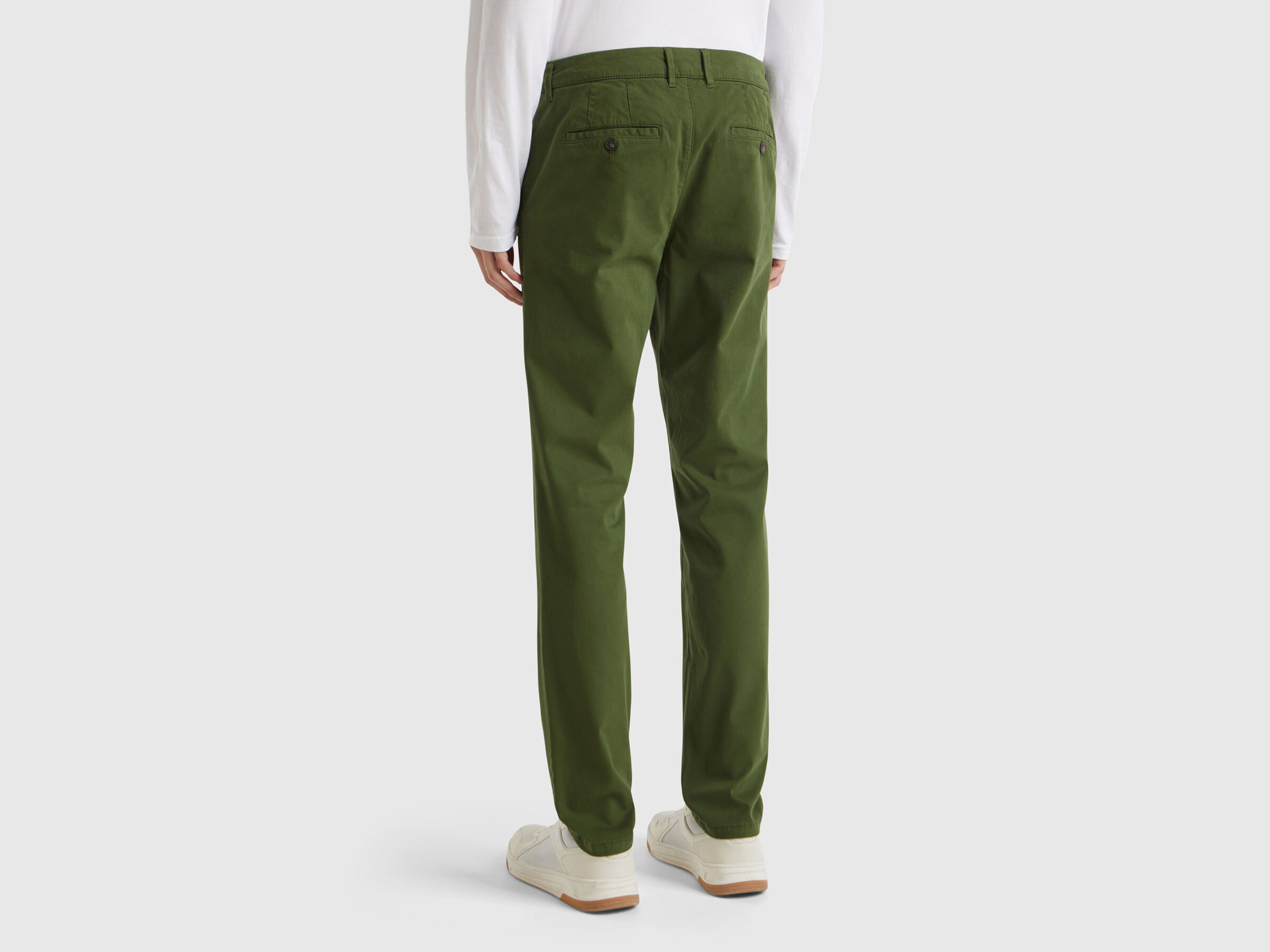 Chino slim vert olive – Image 2