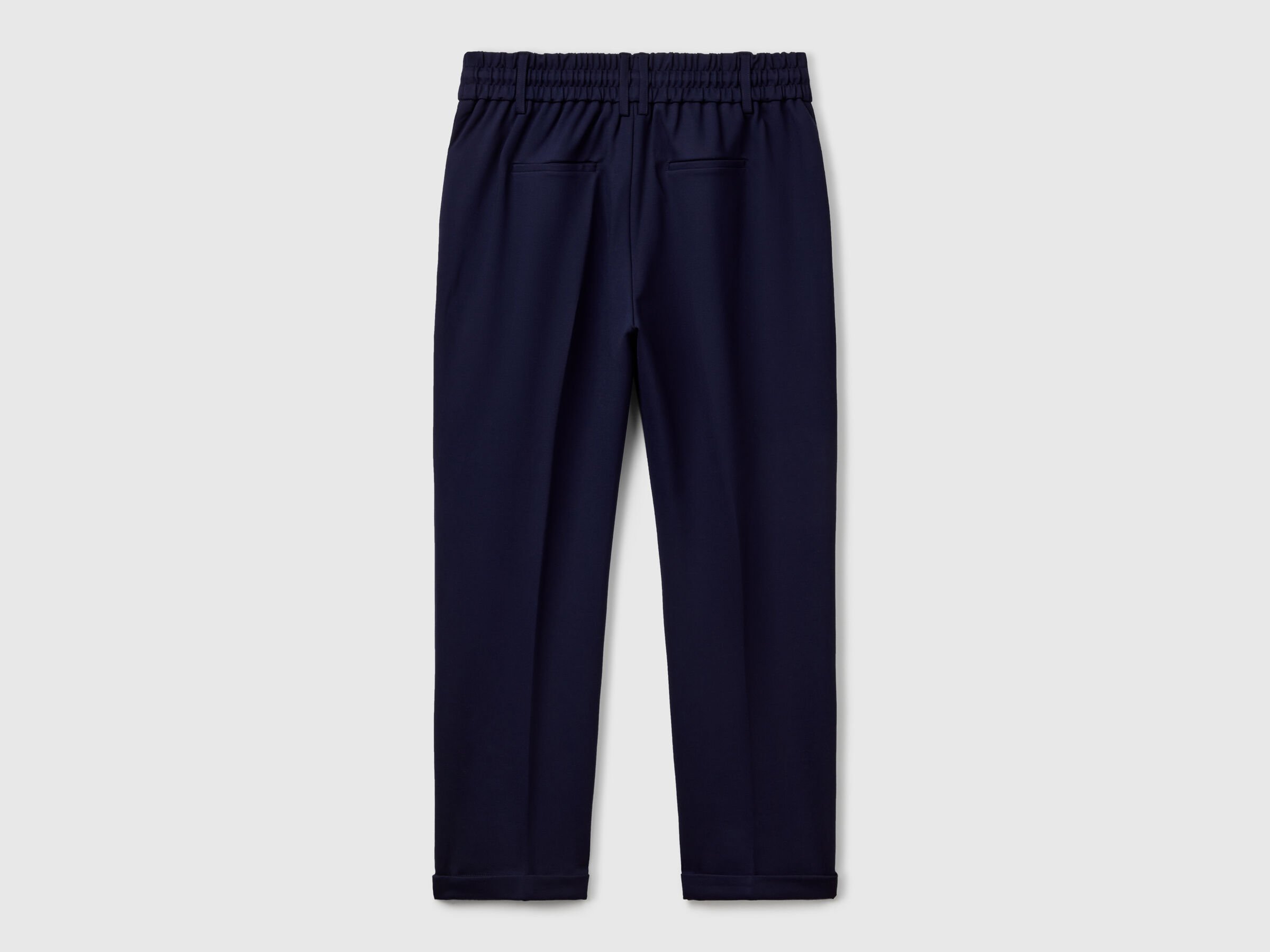 Pantalon uni à cordon de serrage – Image 4