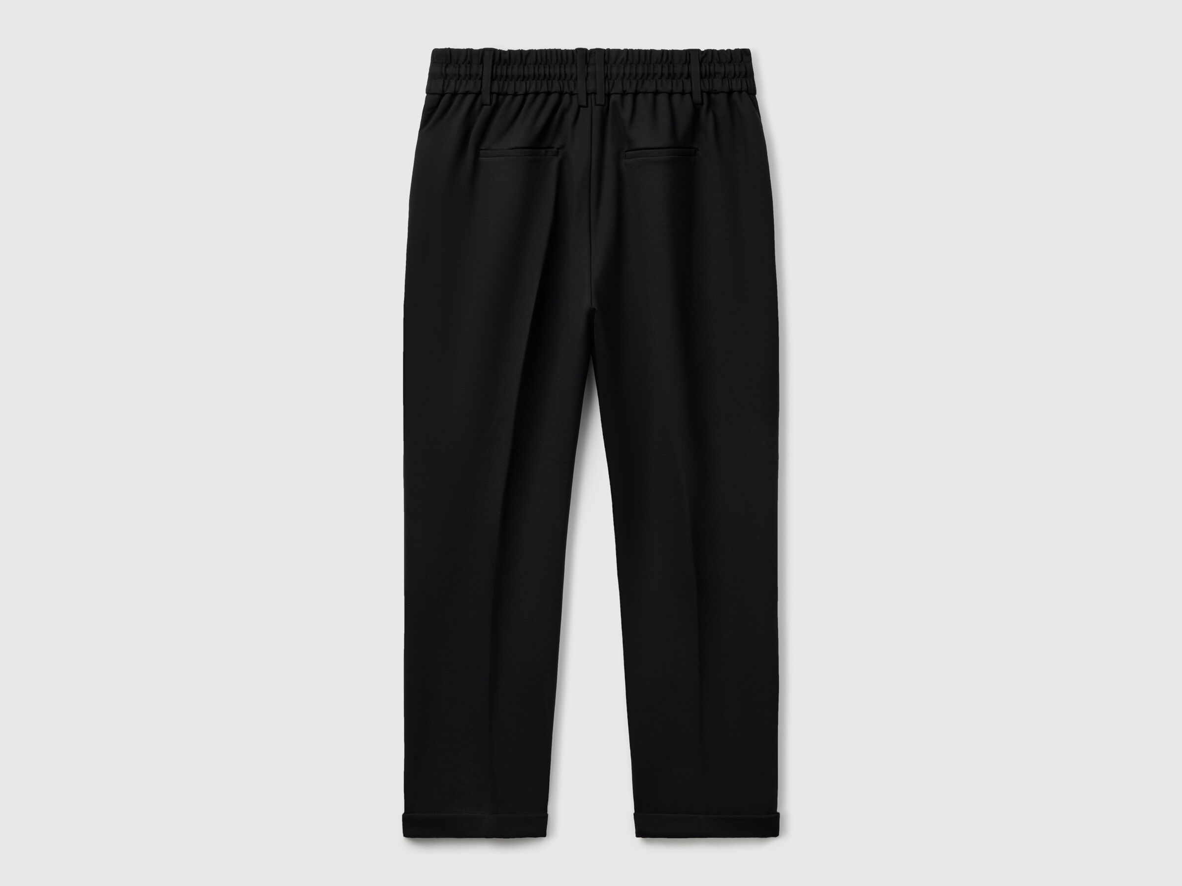 Pantalon uni à cordon de serrage – Image 4