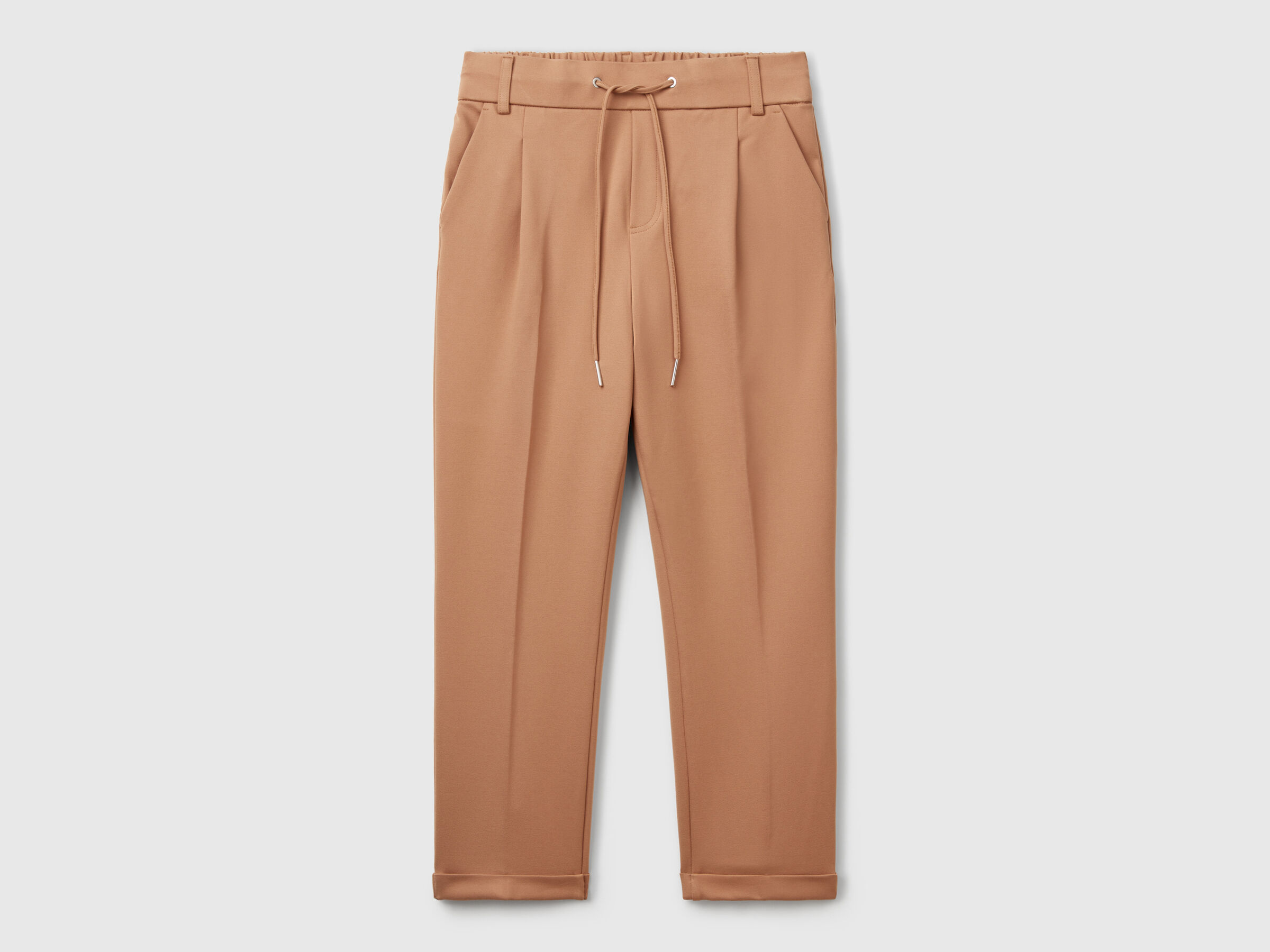 Pantalon uni à cordon de serrage – Image 3