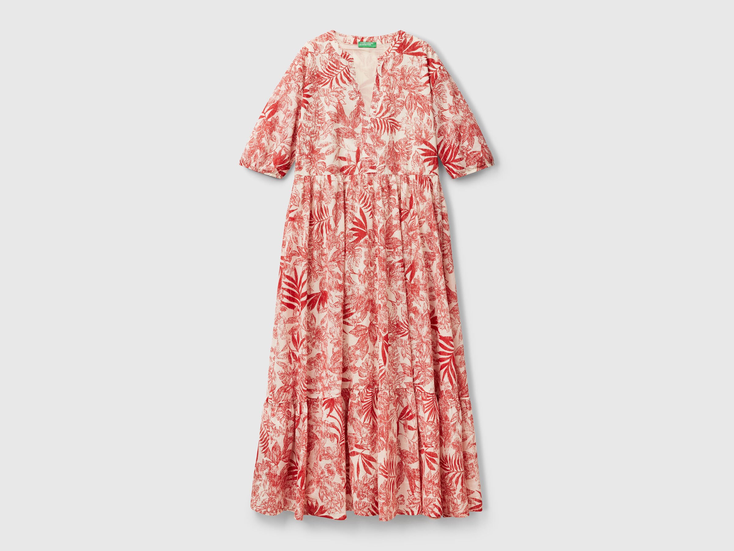 Robe à imprimé tropical – Image 3