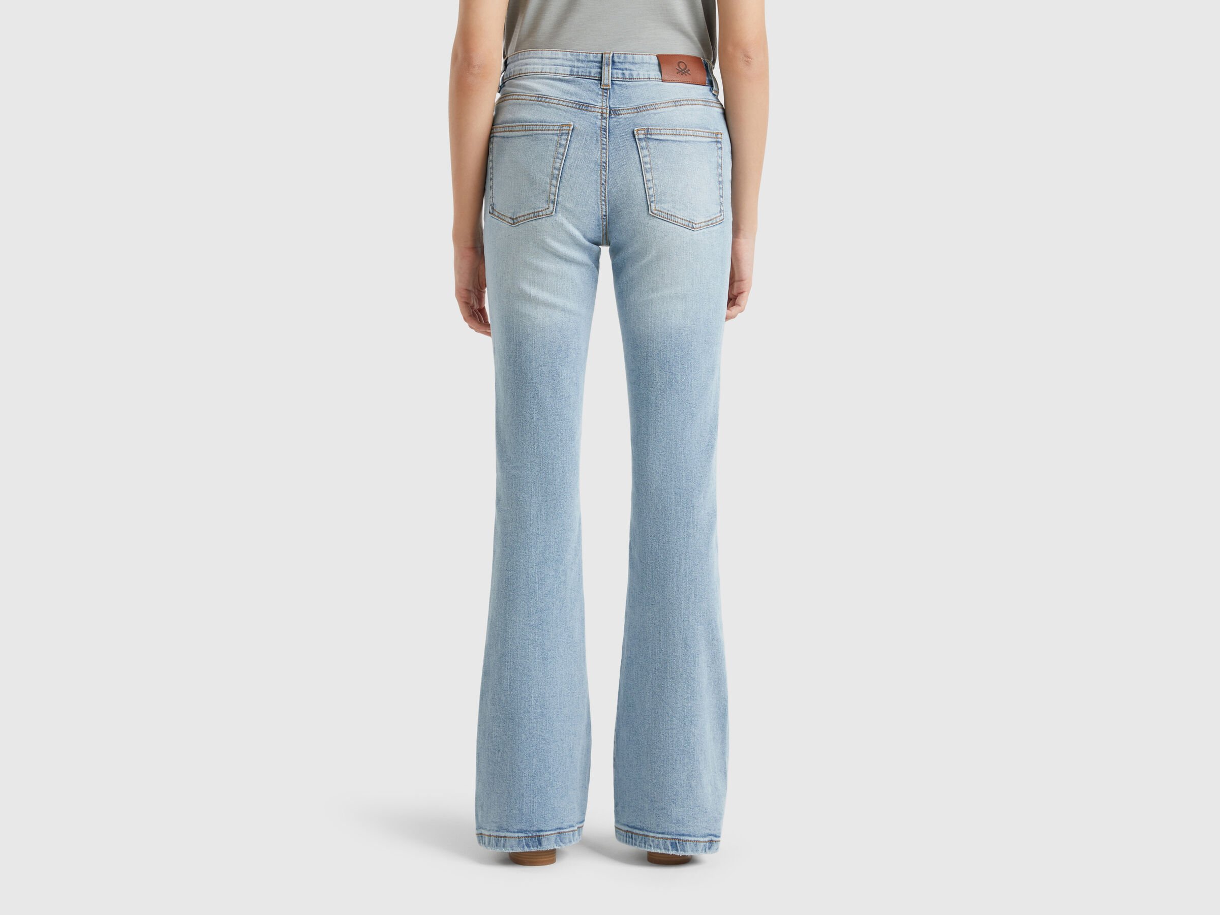 Jean évasé en coton mélangé – Image 2