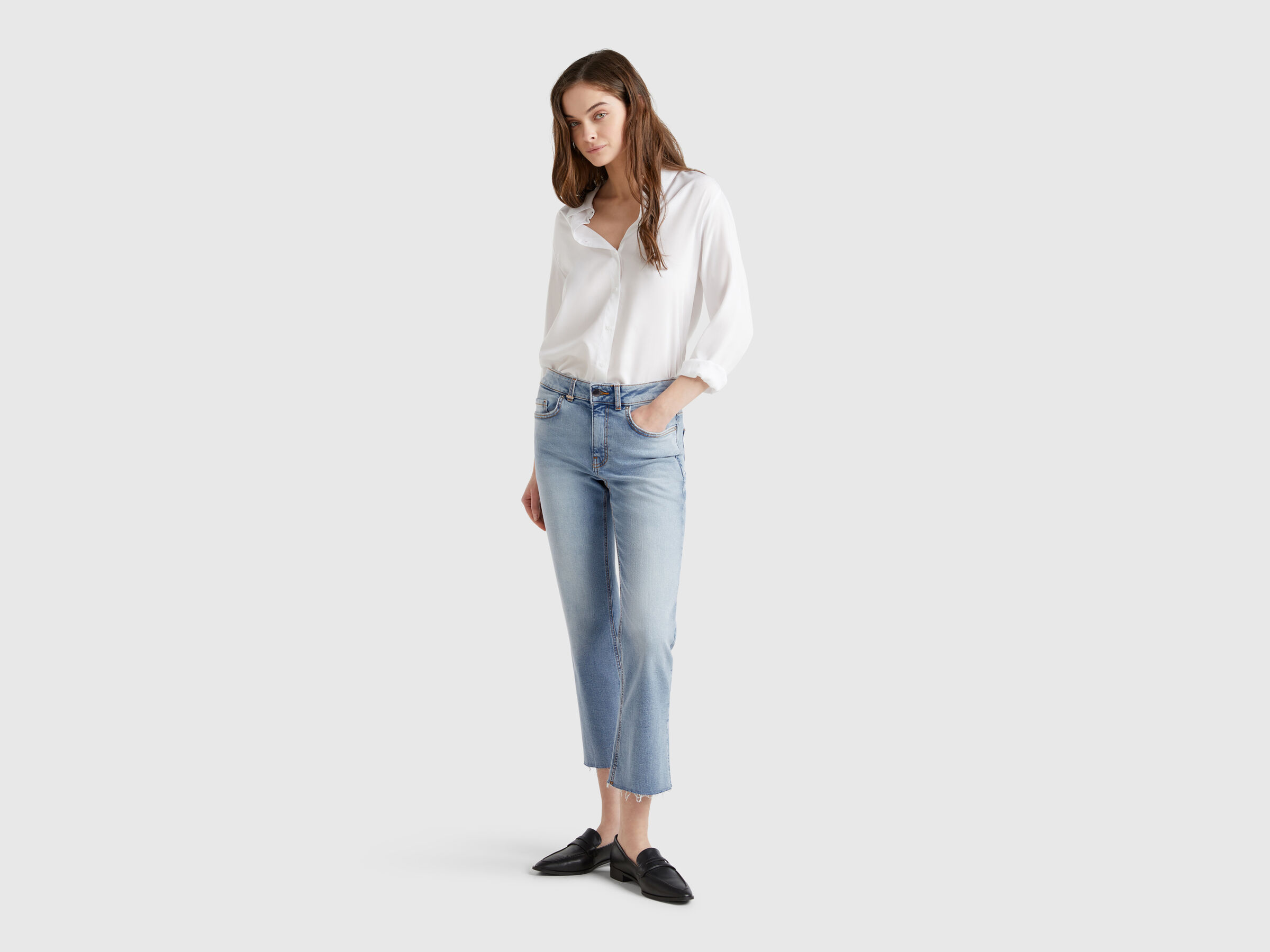Jeans court en coton – Image 5