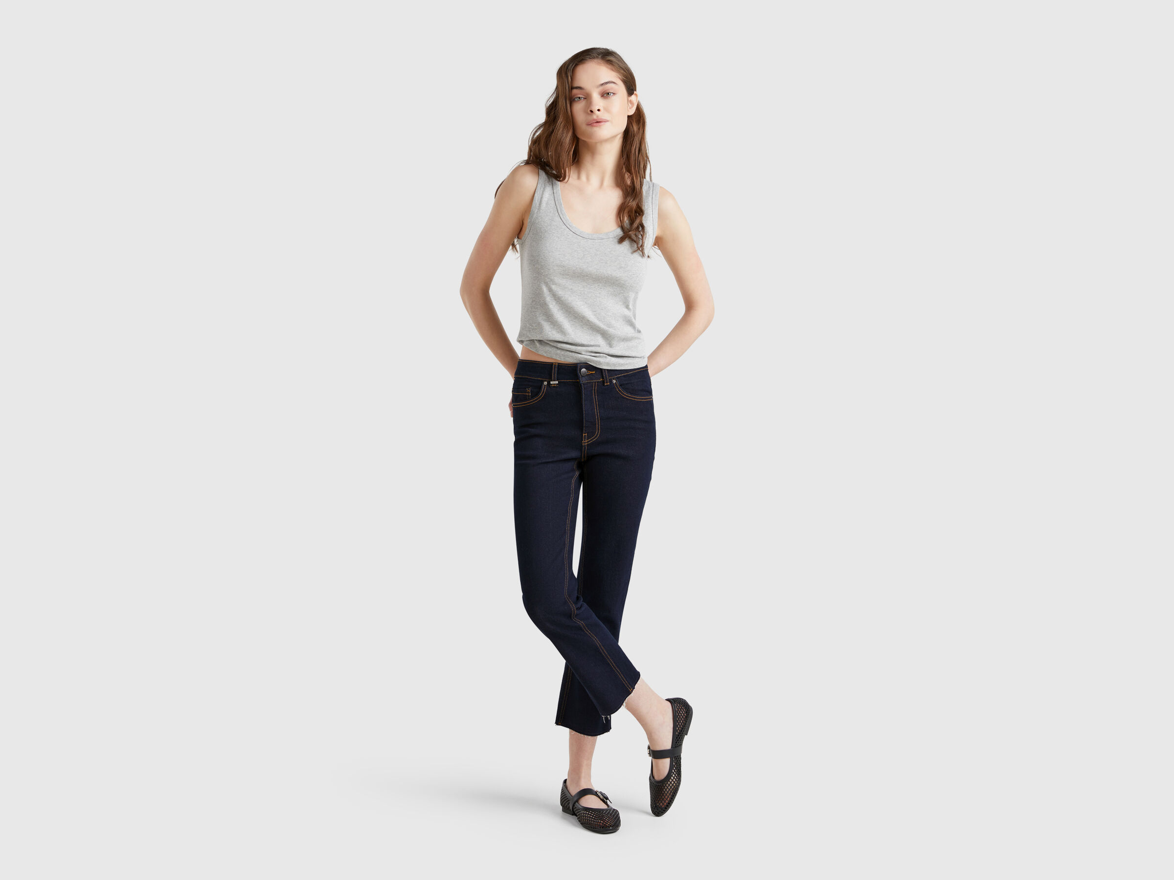 Jeans court en coton – Image 4