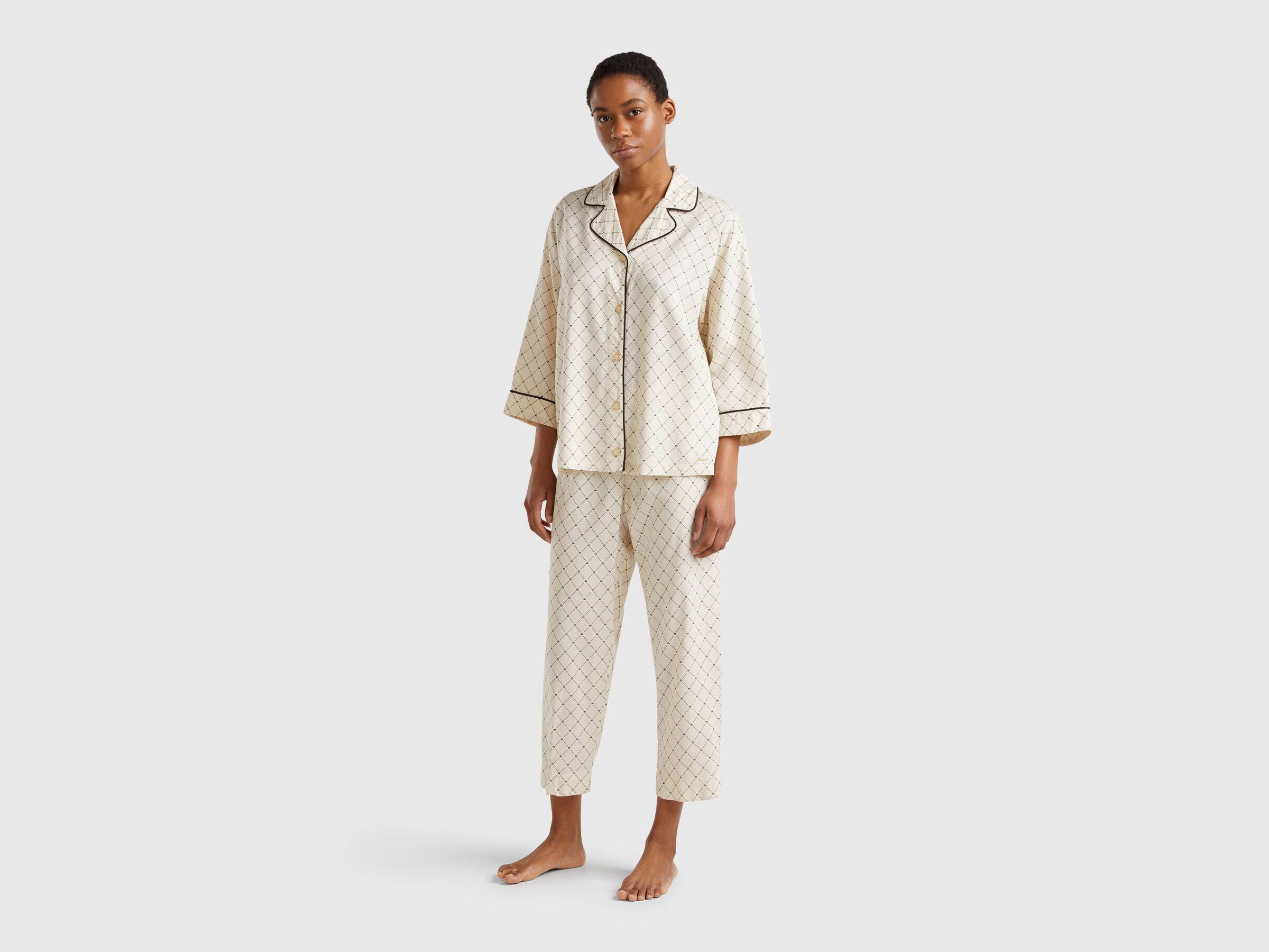 Pyjama fluide avec imprimé Pyjama fluide avec imprimé