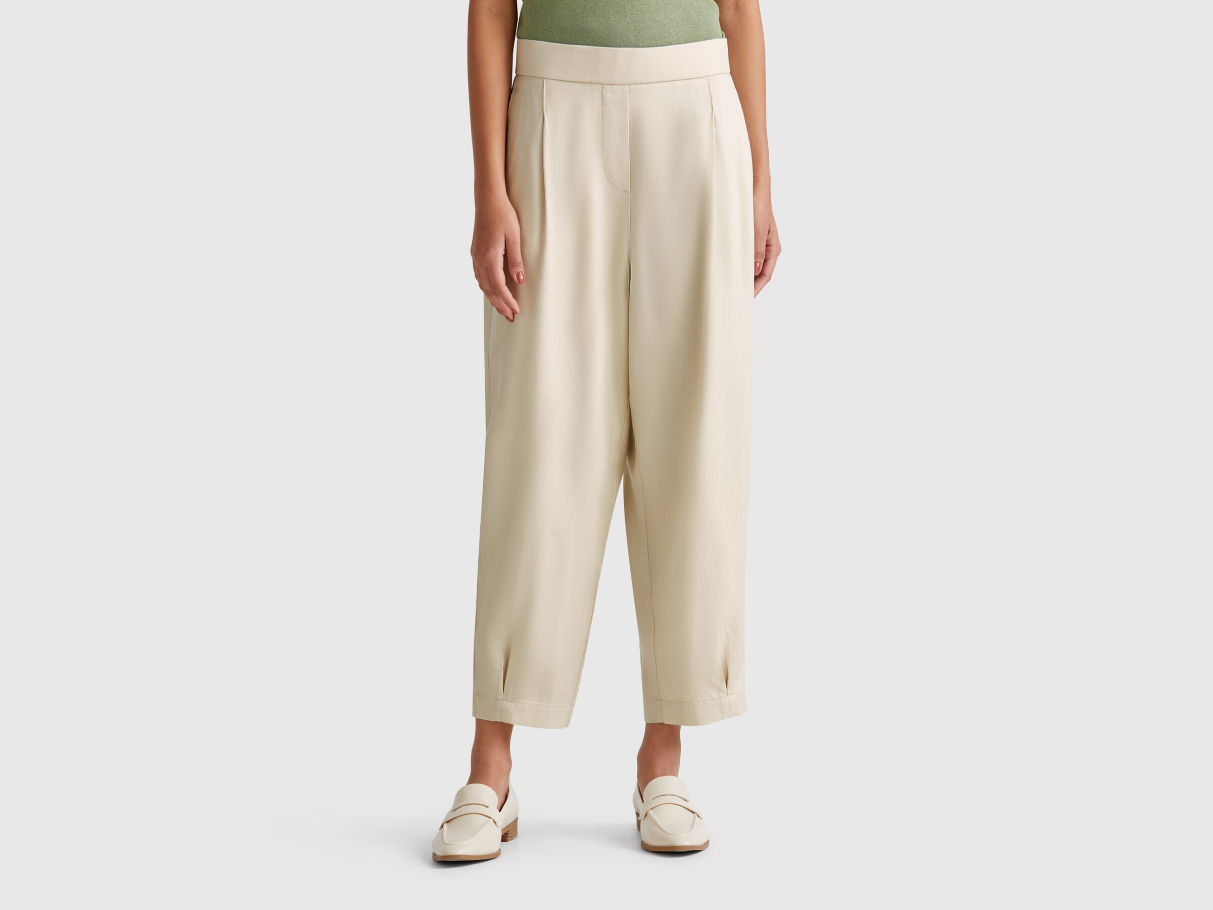 Pantalon fluide à plis Pantalon fluide à plis