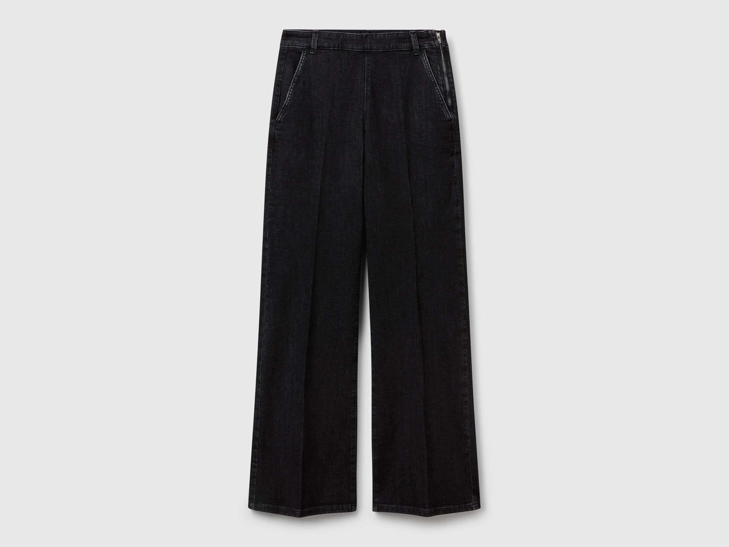 Jean évasé avec zip – Image 3