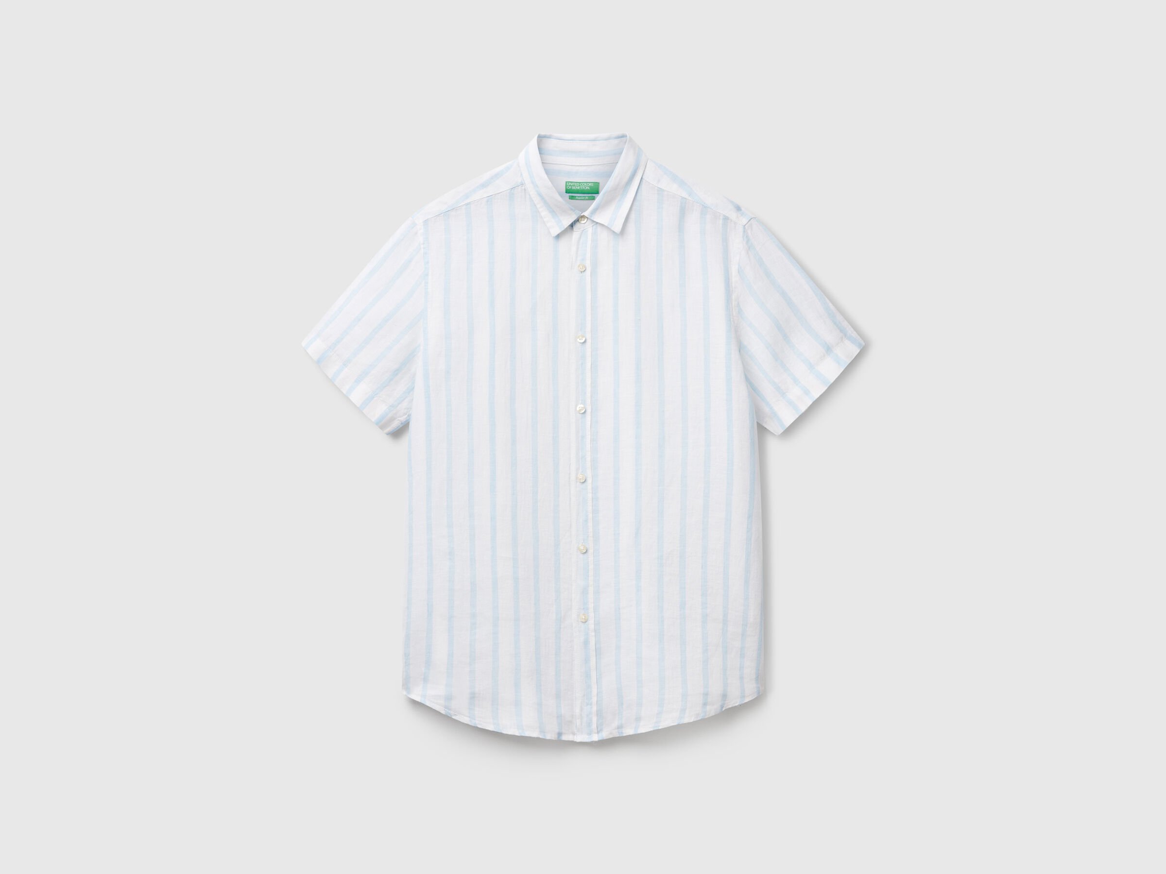 Chemise à manches courtes en pur lin – Image 3