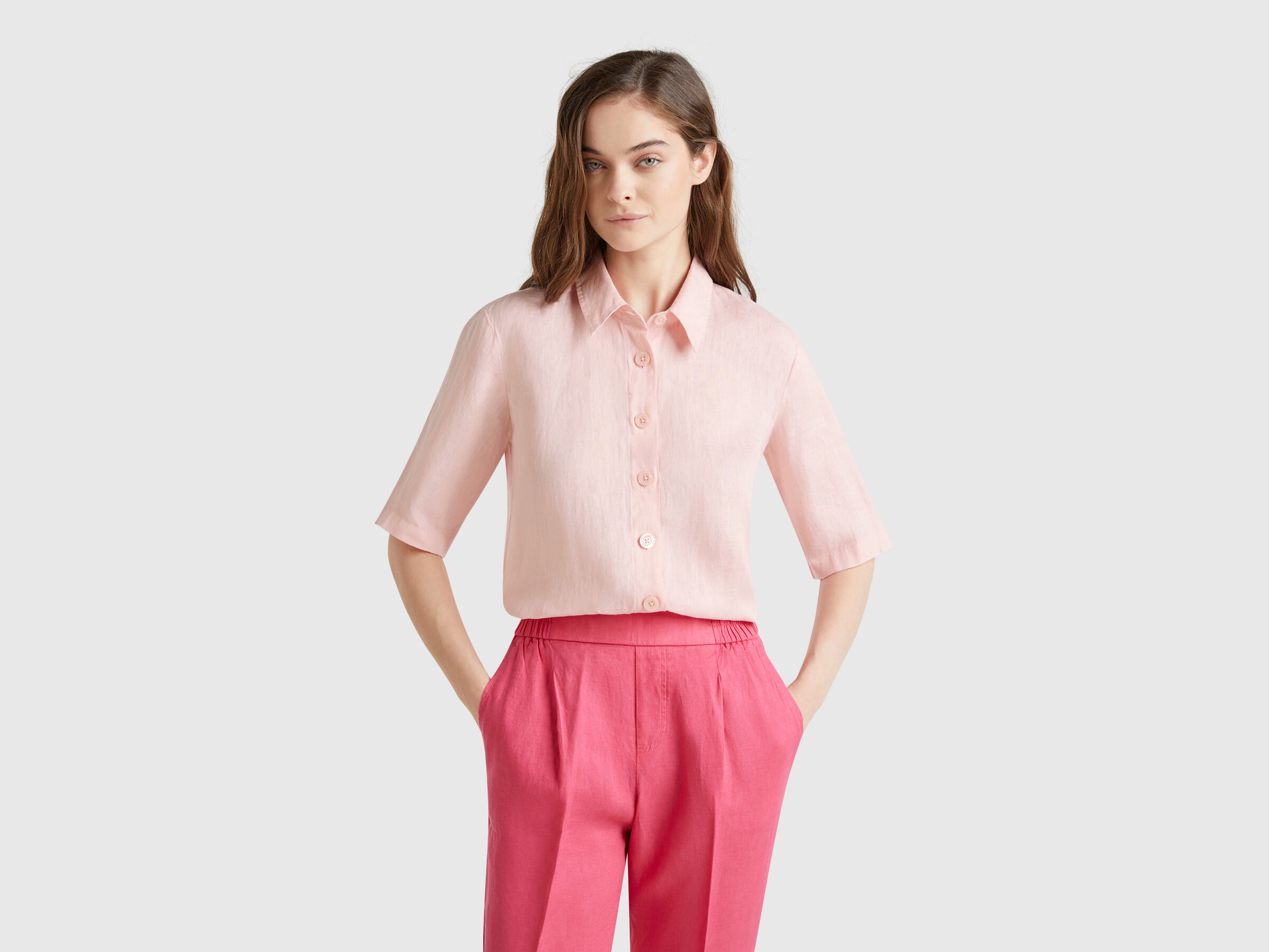 Chemise courte en pur lin – Image 5