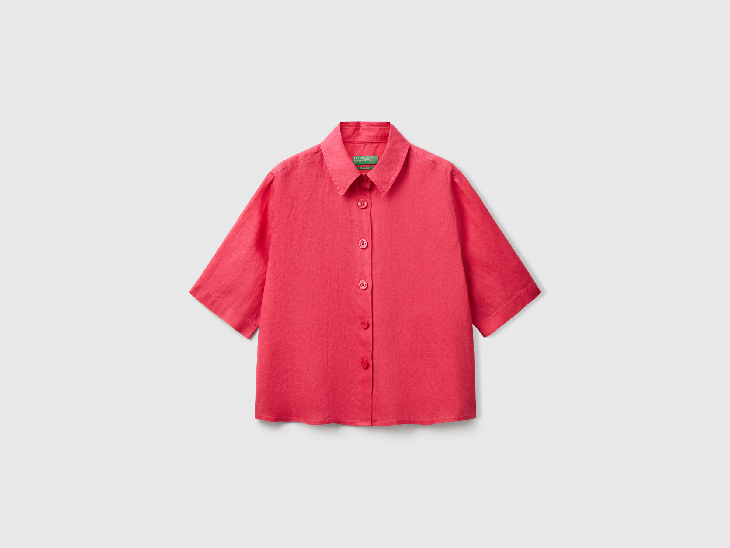 Chemise courte en pur lin – Image 3