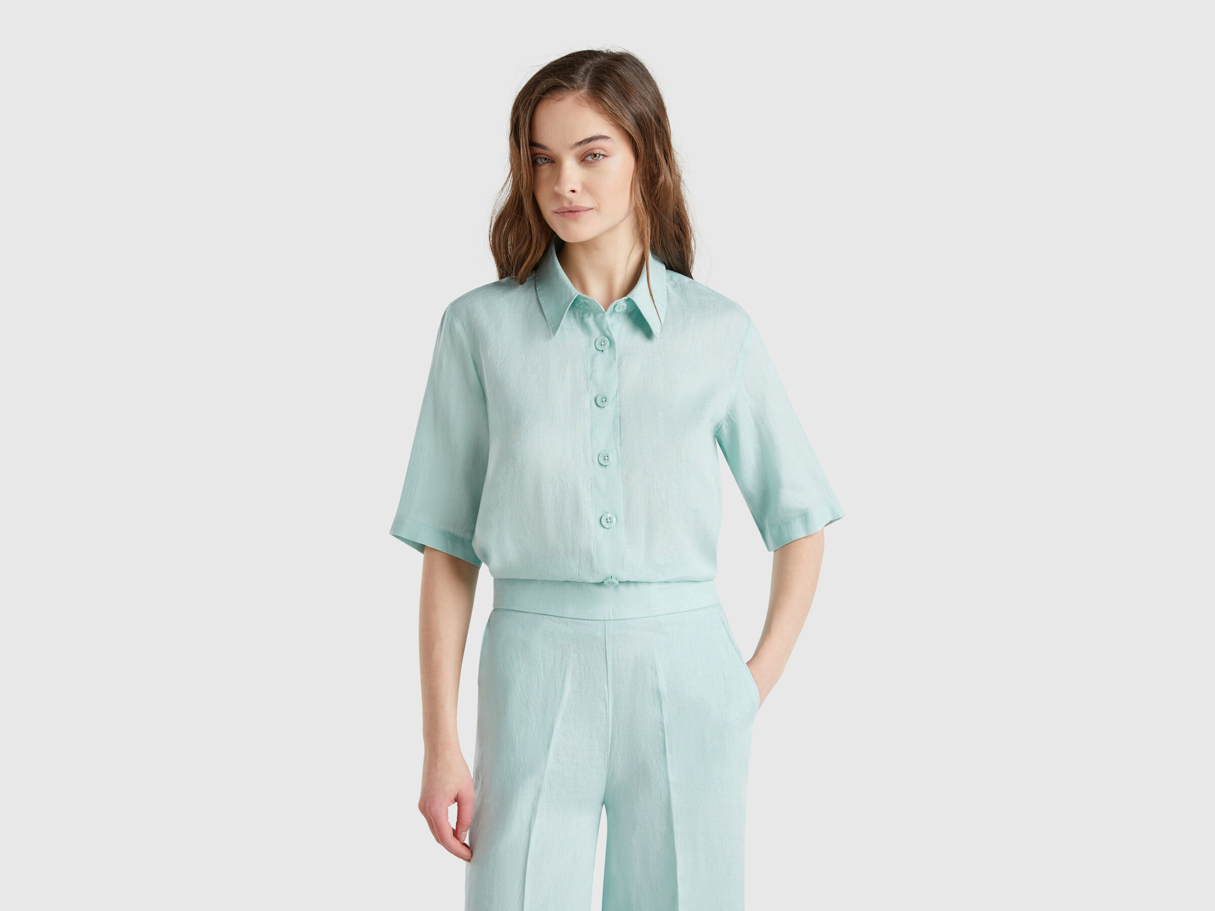 Chemise courte en pur lin – Image 5