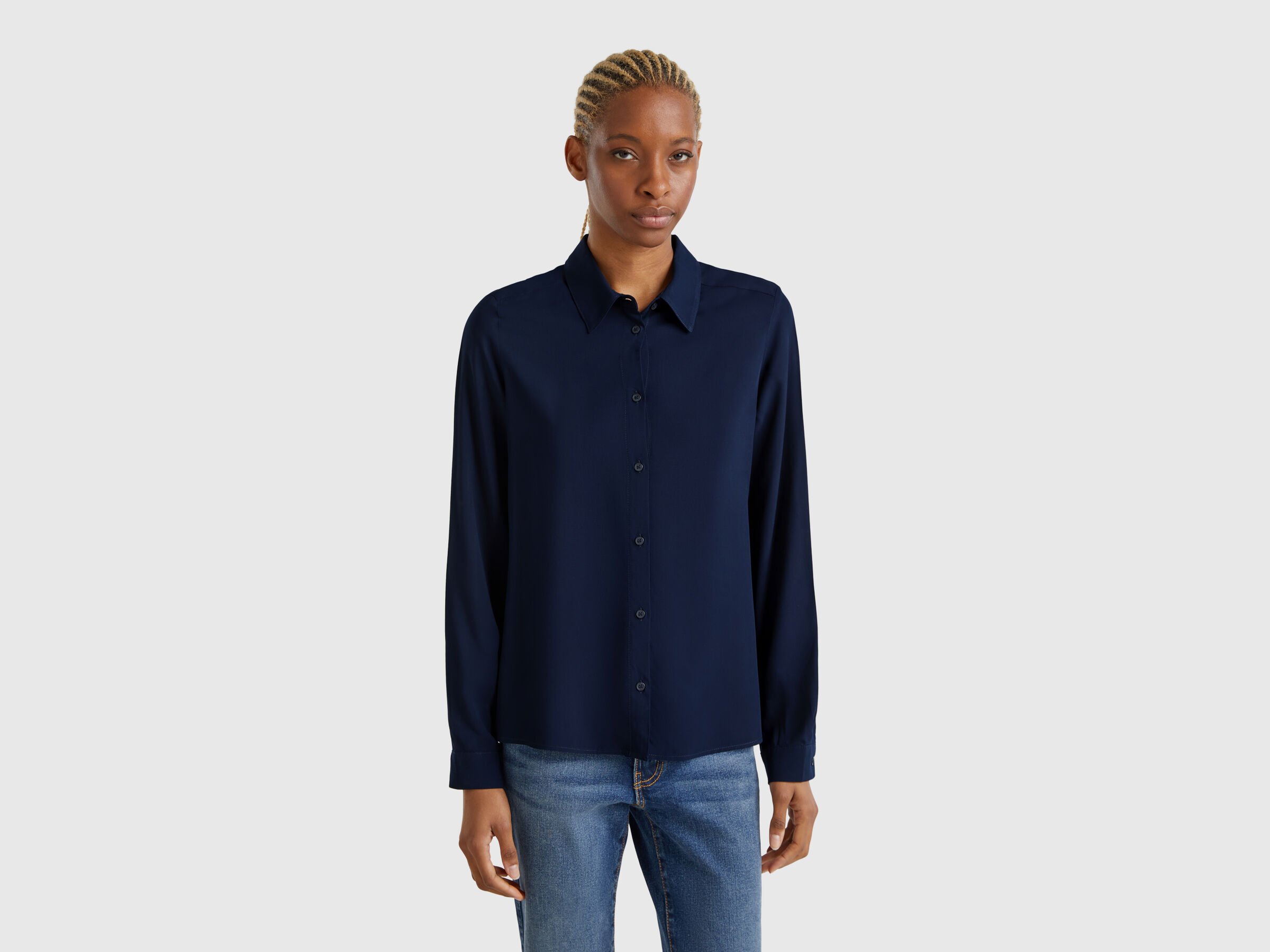 Chemise en viscose coupe classique Chemise en viscose coupe classique