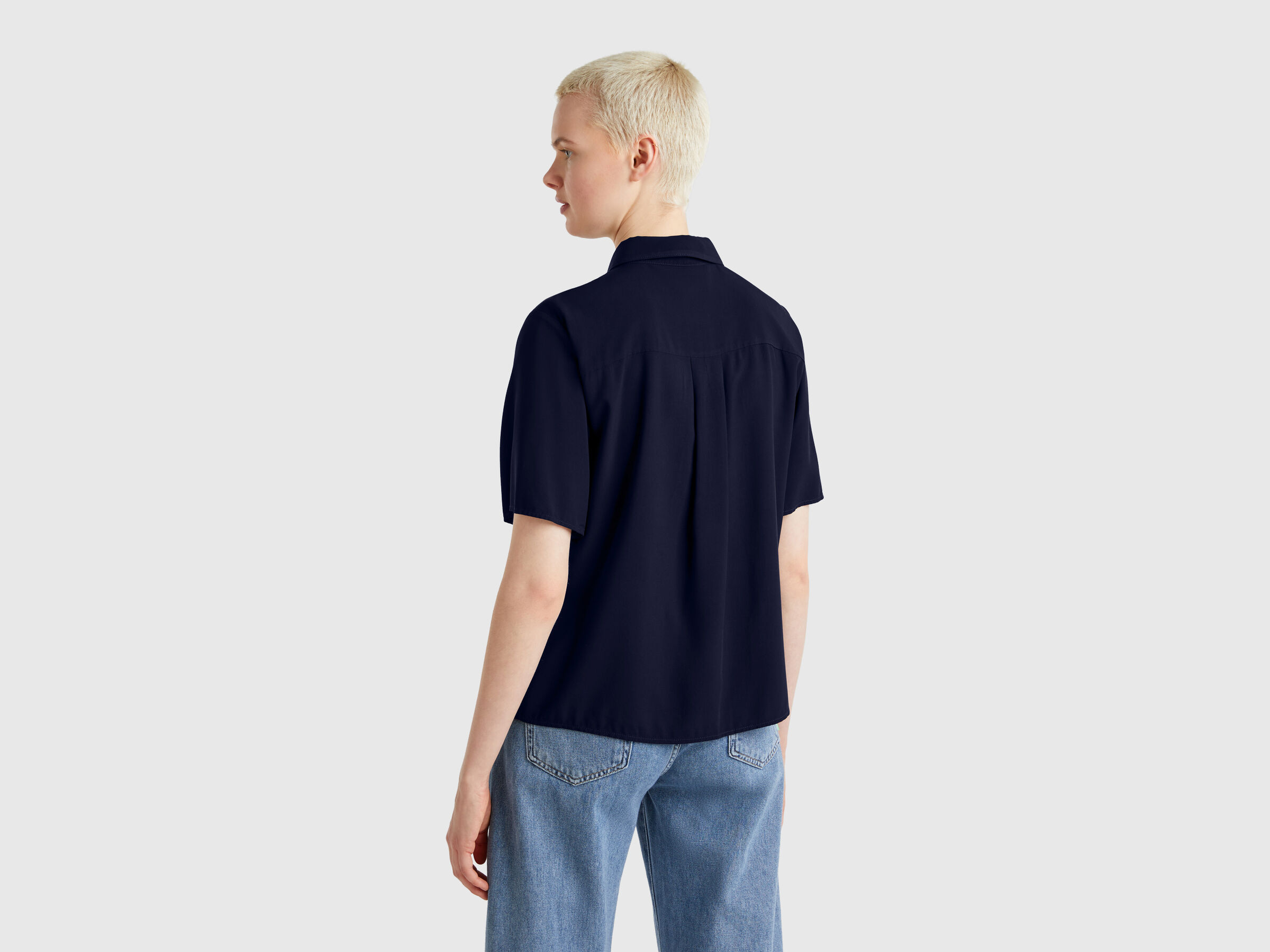 Chemise manches 3/4 en viscose – Image 2