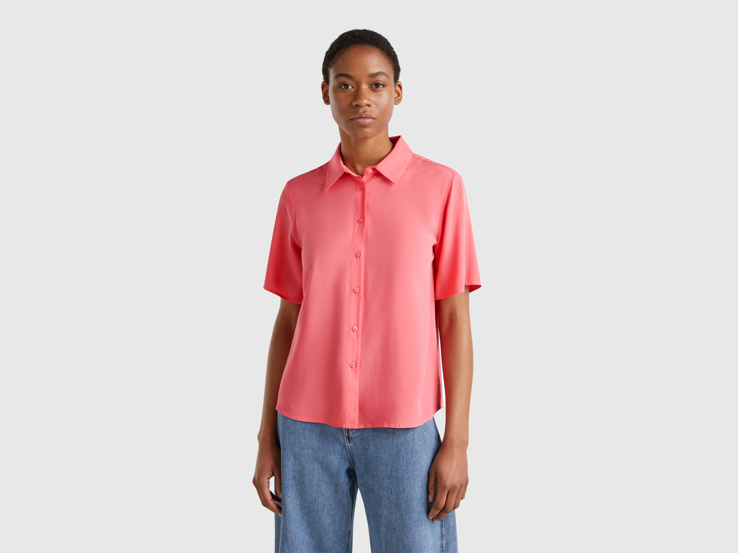 Chemise manches 3/4 en viscose Chemise manches 3/4 en viscose