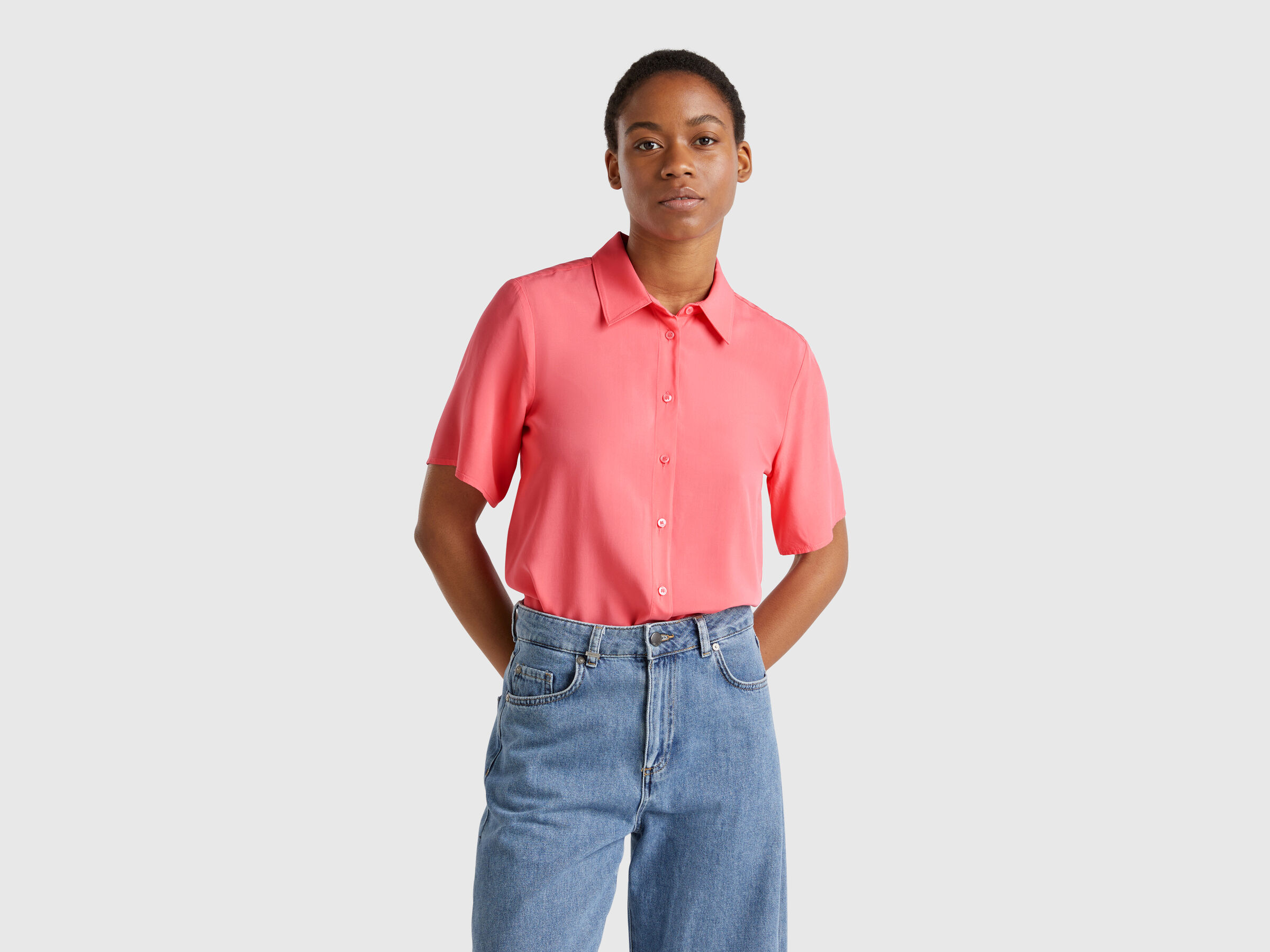 Chemise manches 3/4 en viscose – Image 5