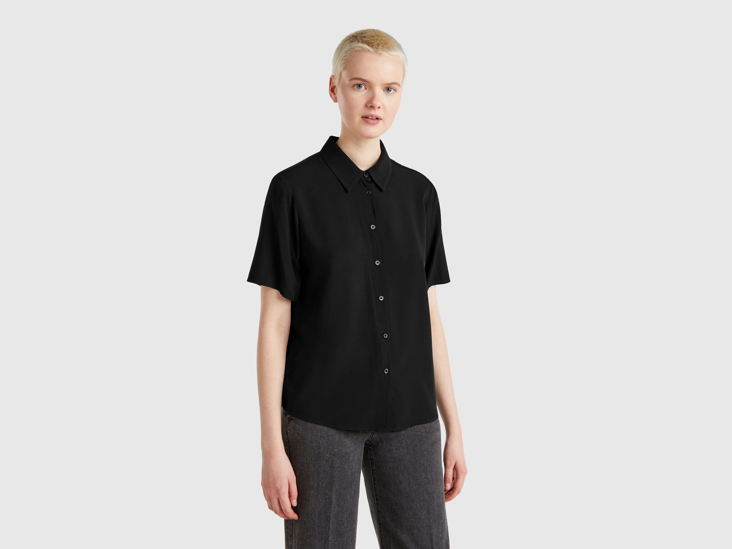 Chemise manches 3/4 en viscose Chemise manches 3/4 en viscose