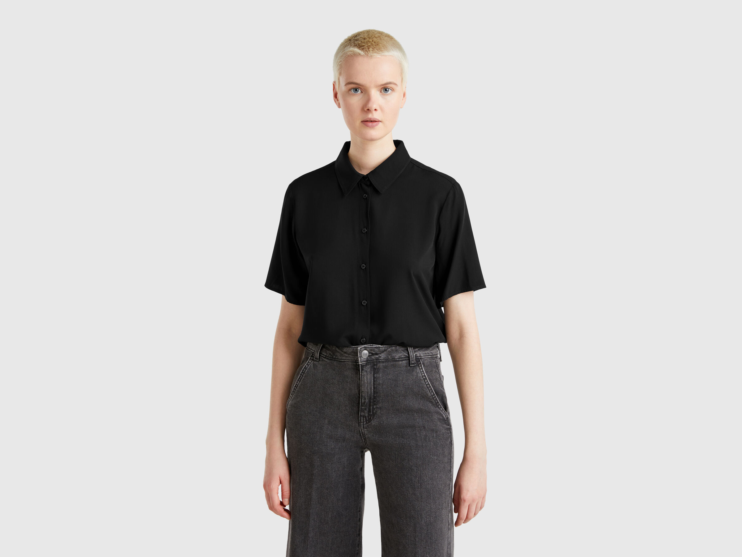 Chemise manches 3/4 en viscose – Image 5