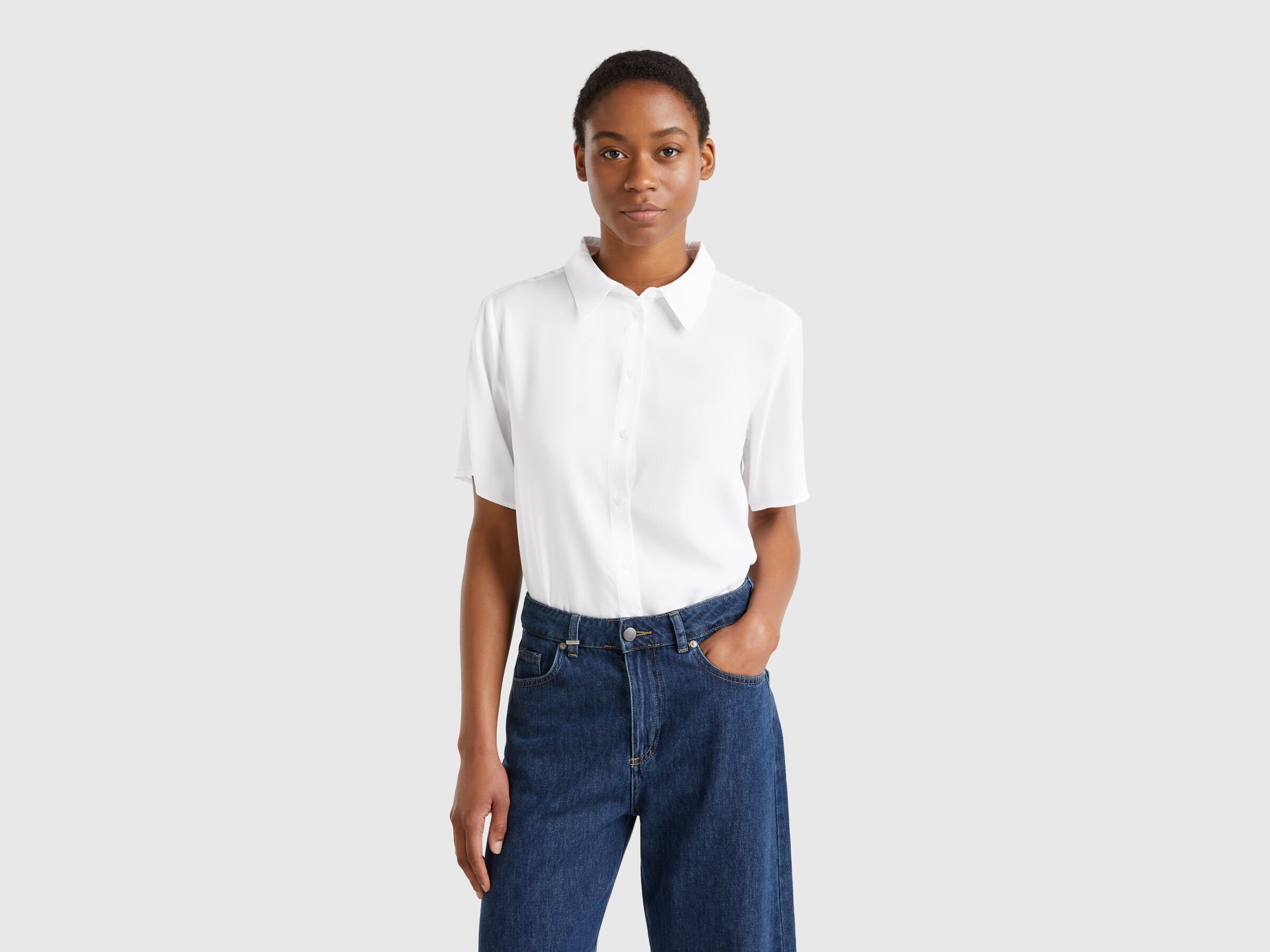 Chemise manches 3/4 en viscose – Image 5