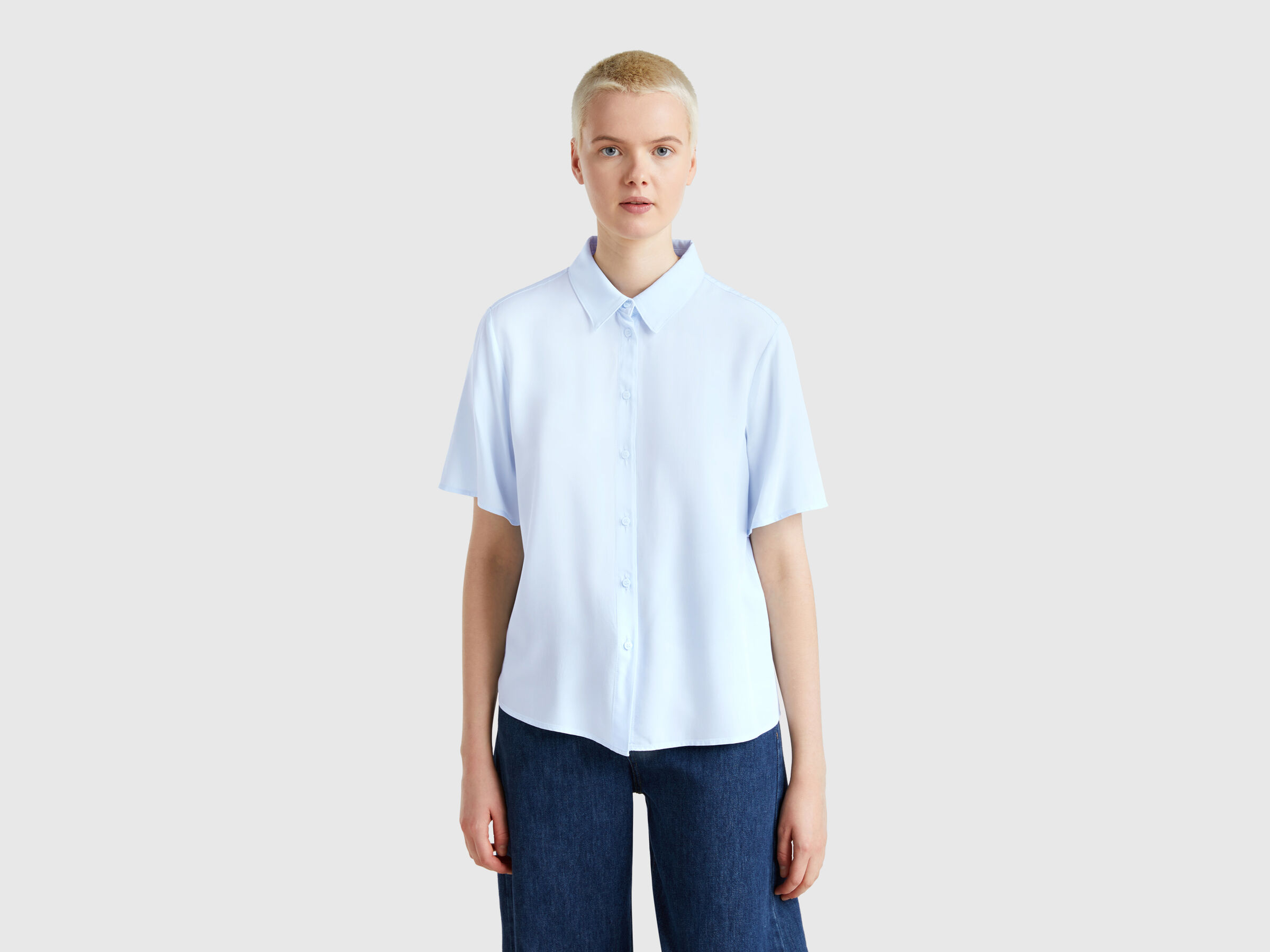 Chemise manches 3/4 en viscose Chemise manches 3/4 en viscose