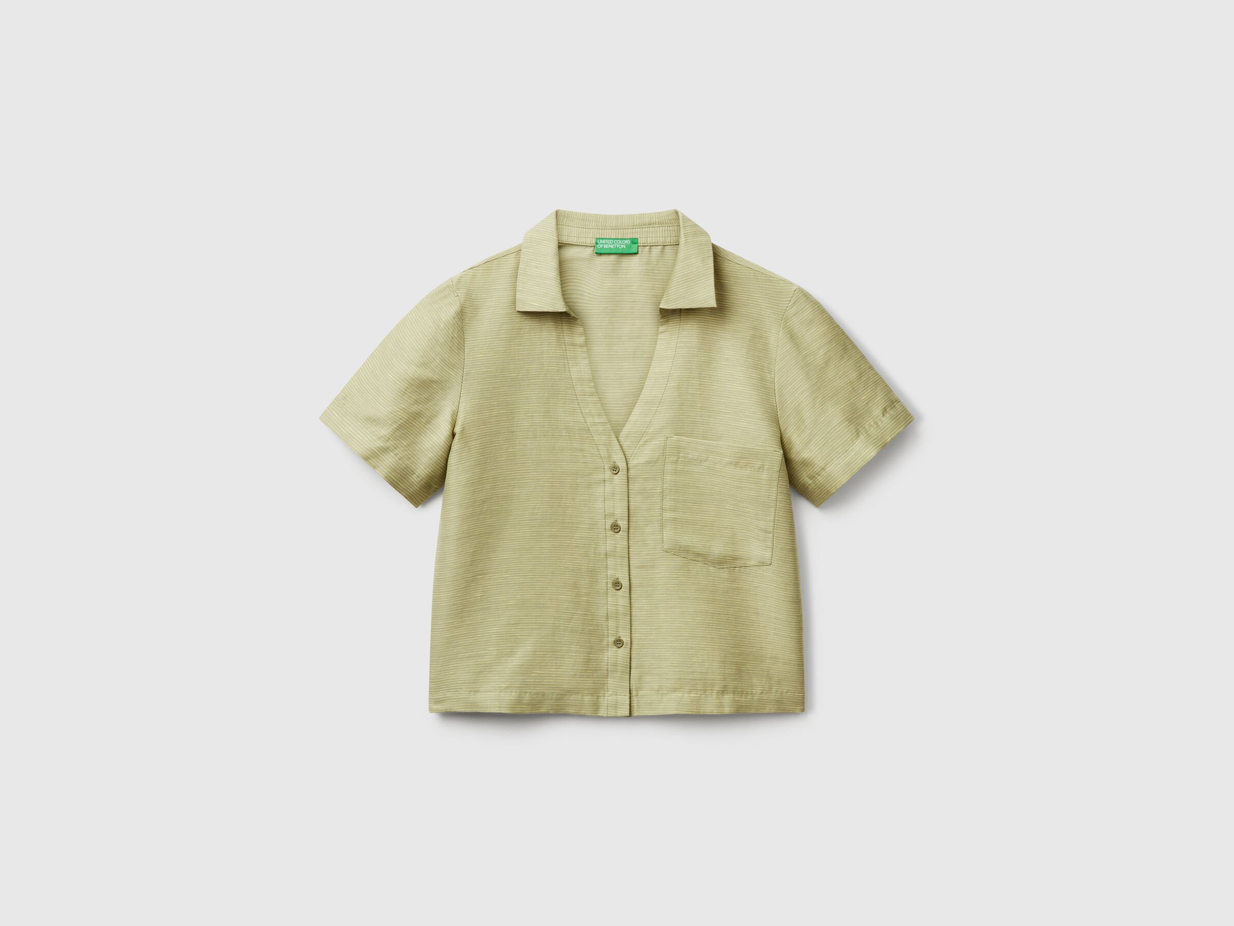 Chemise rayée en lin mélangé – Image 3