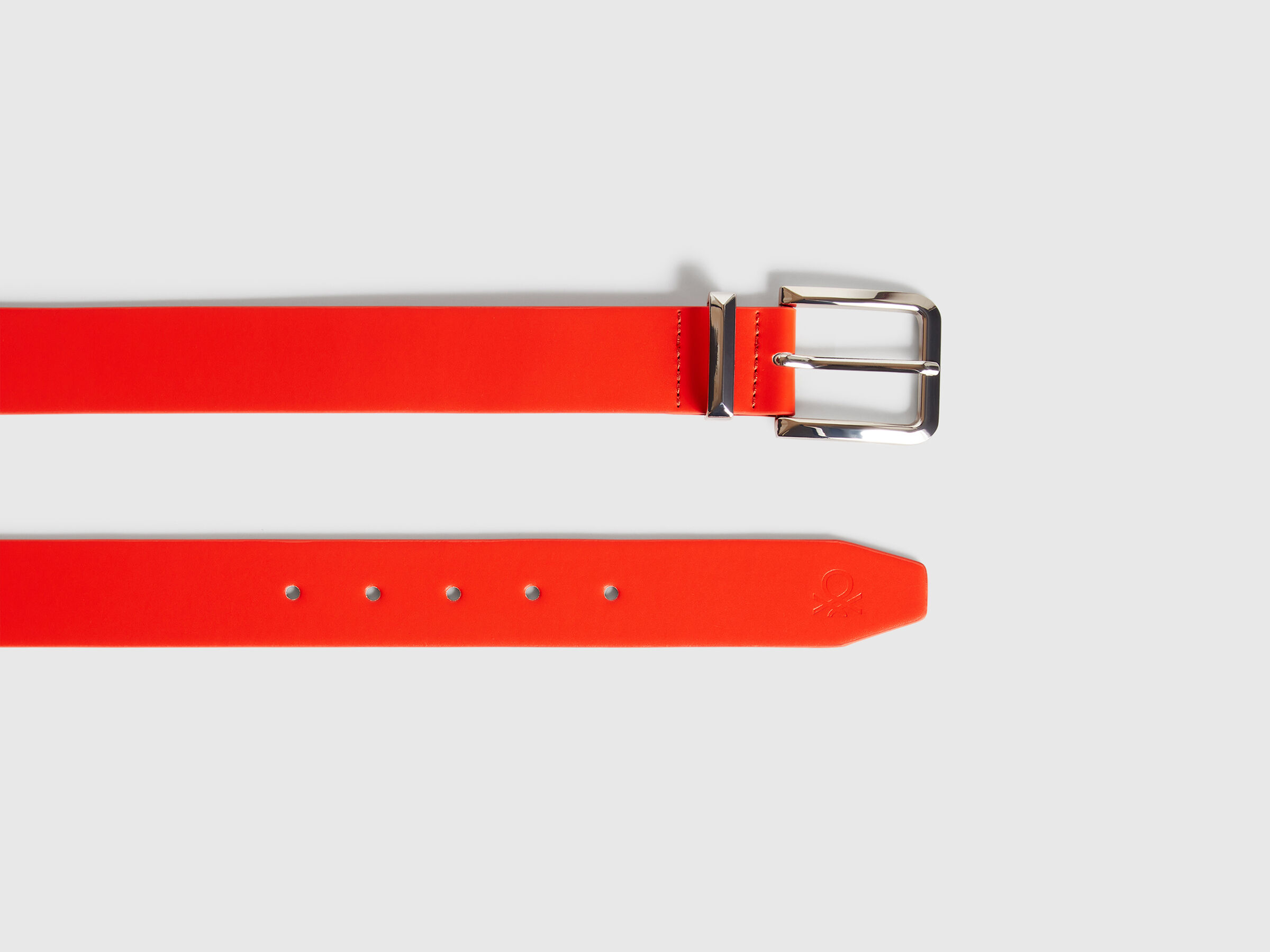 Ceinture corail en tissu enduit – Image 3