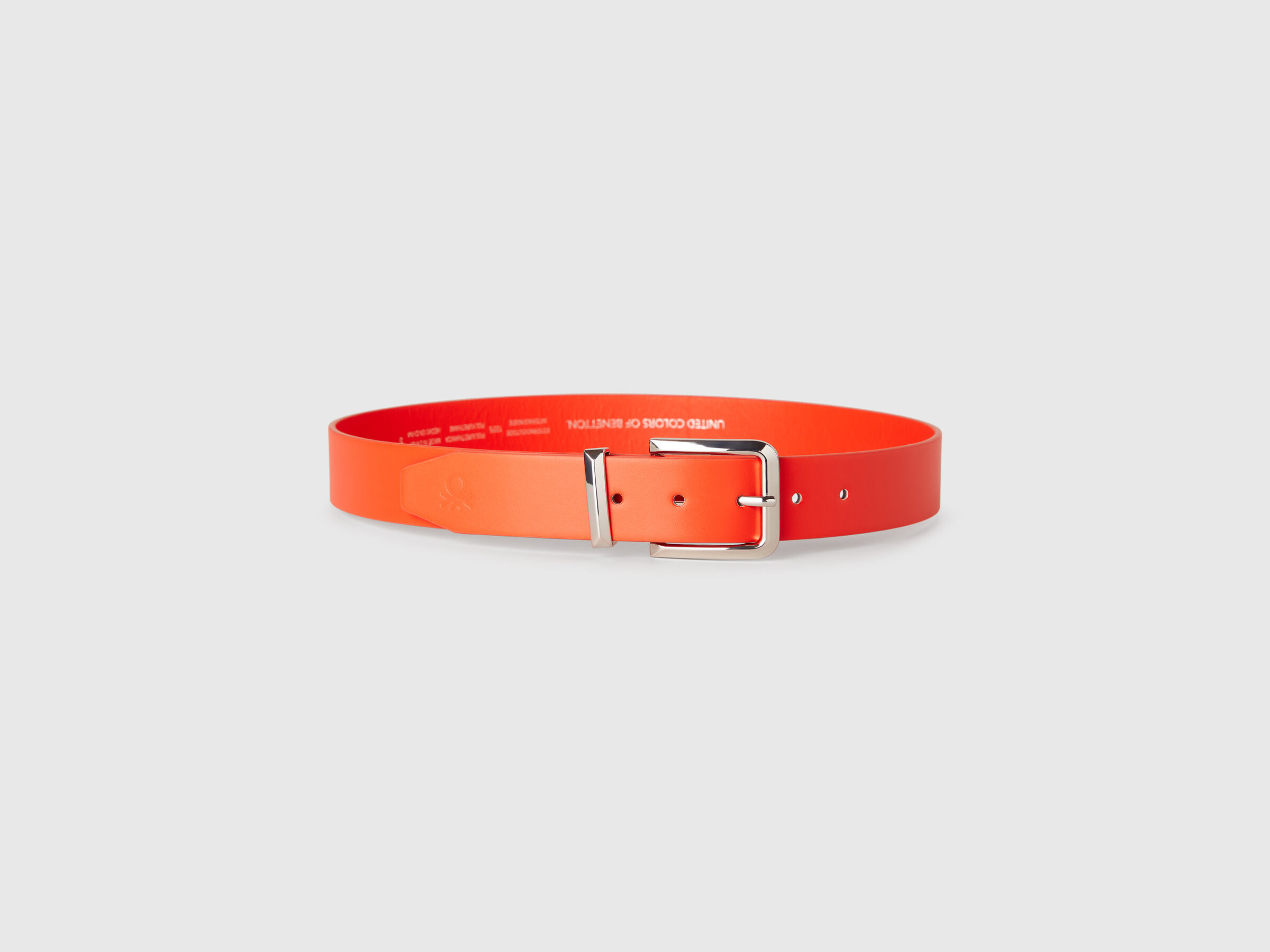 Ceinture corail en tissu enduit – Image 2