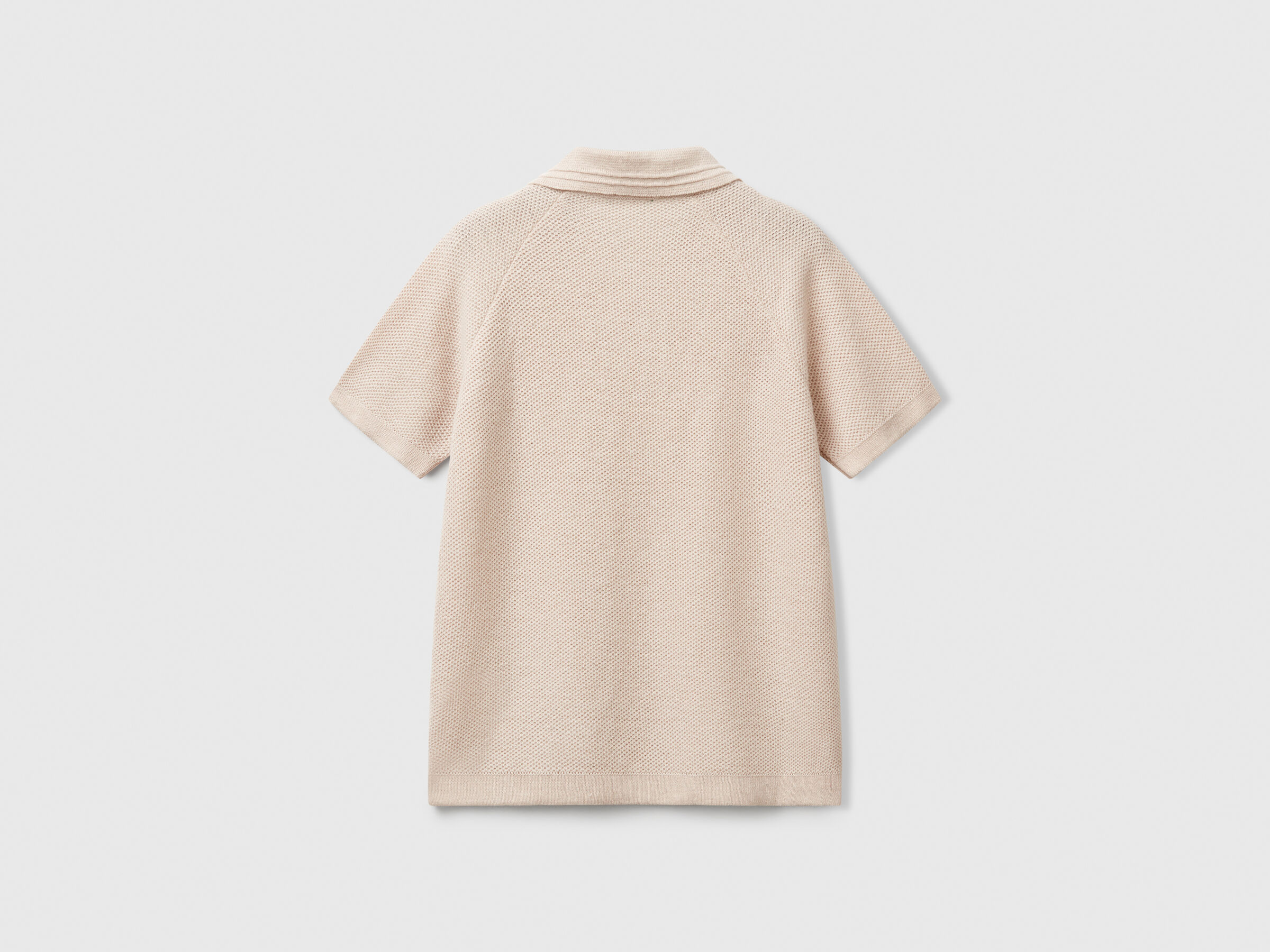 Polo à manches courtes en lin mélangé – Image 2