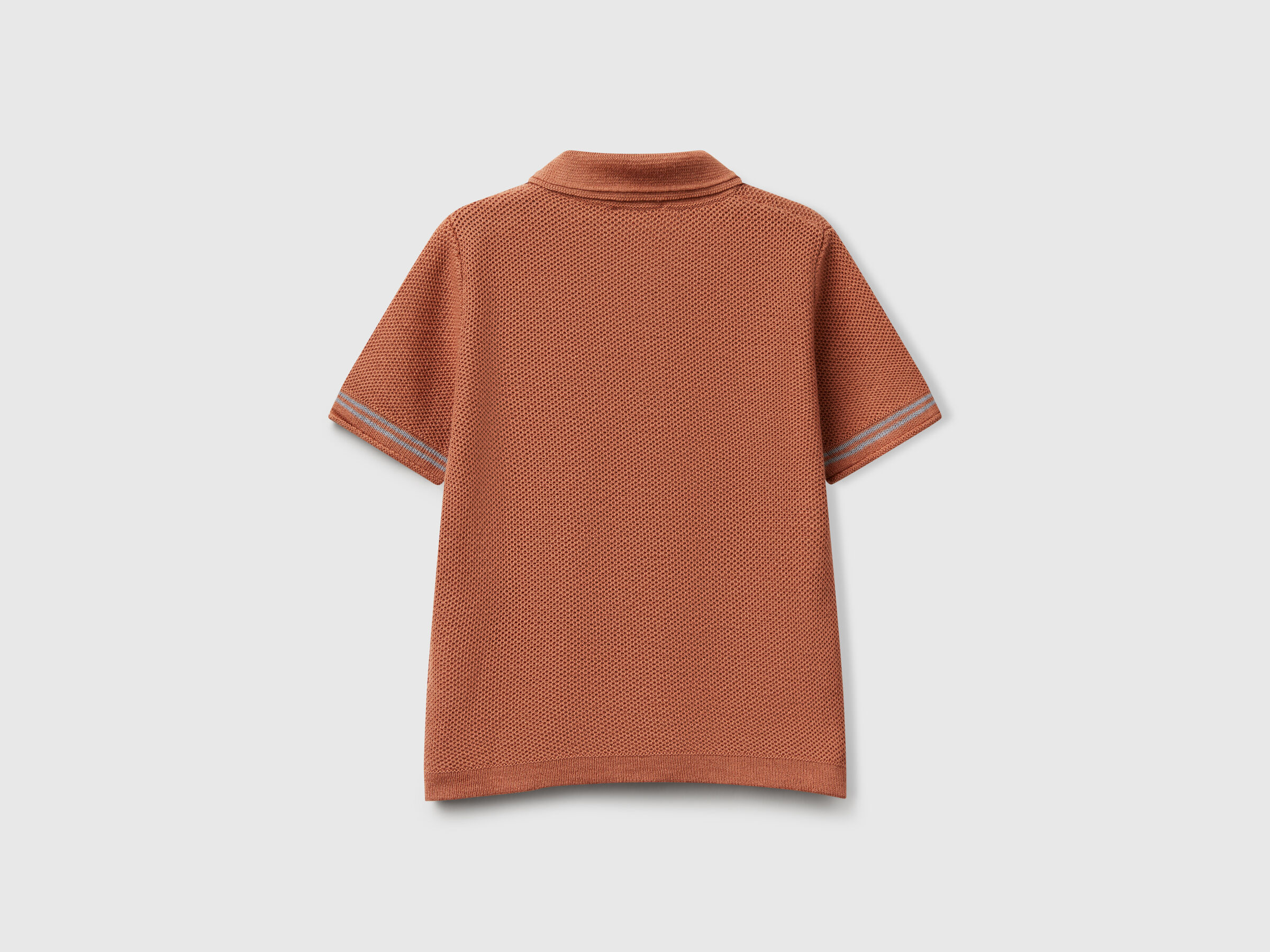 Polo à manches courtes en lin mélangé – Image 2