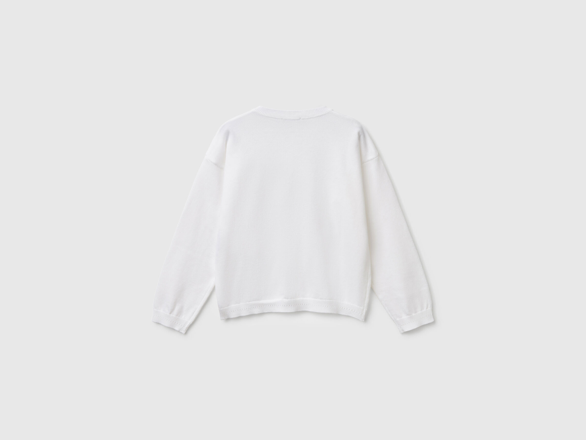 Cardigan à col ras du cou en pur coton – Image 2