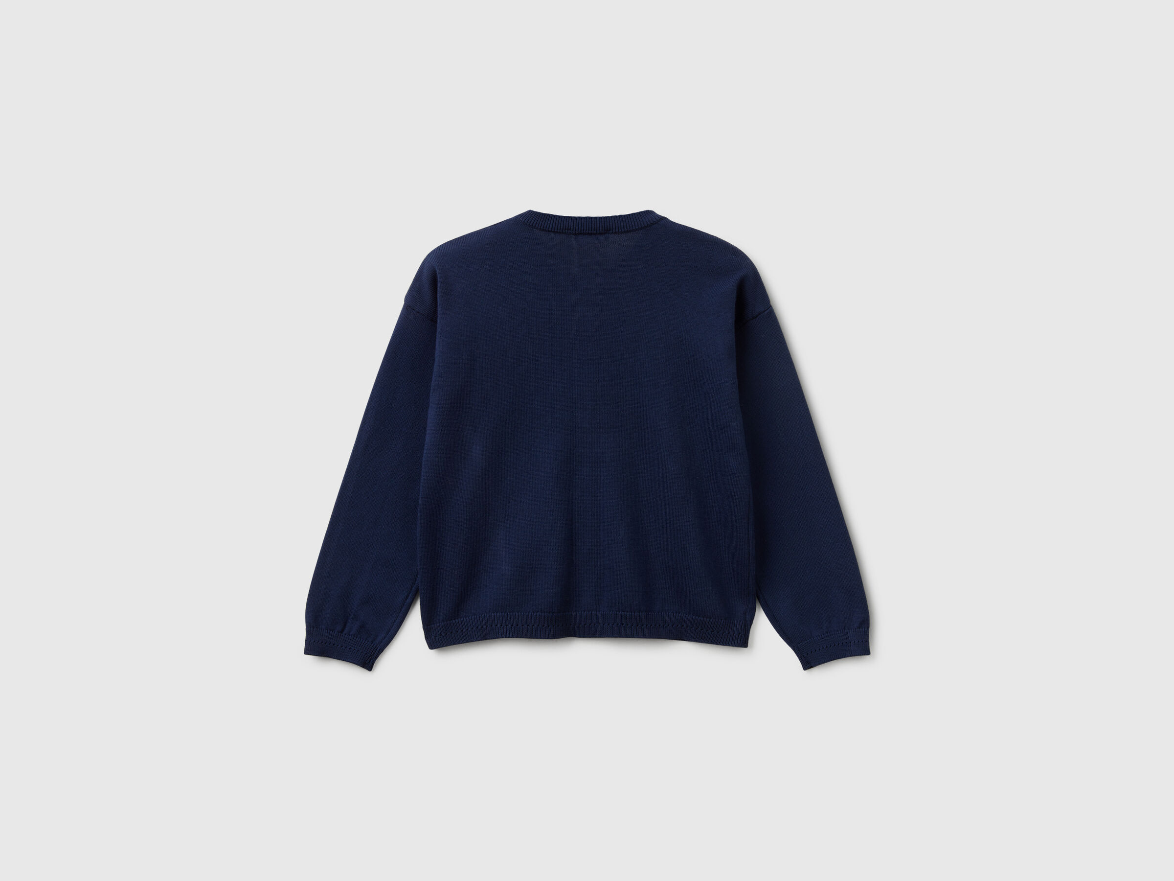 Cardigan à col ras du cou en pur coton – Image 2