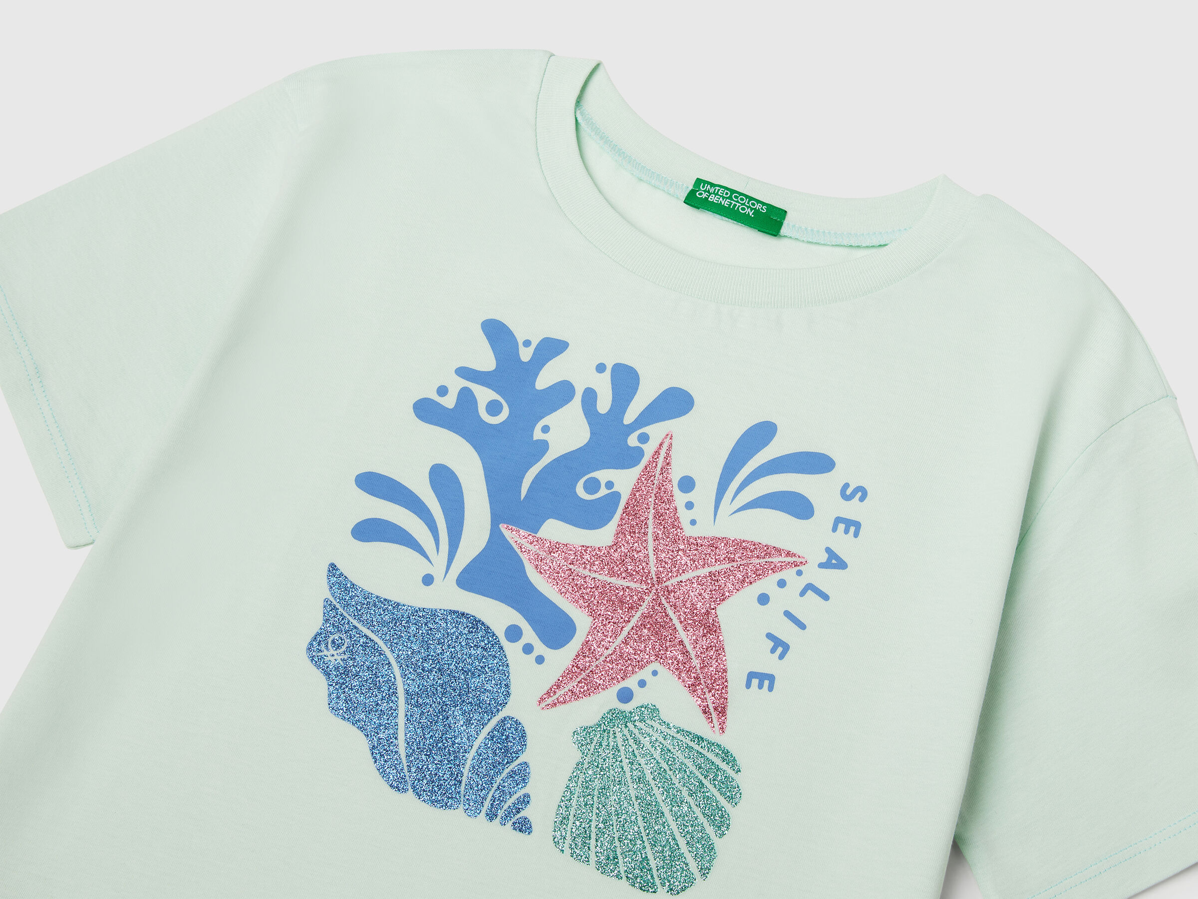 T-shirt avec imprimé pailleté – Image 3