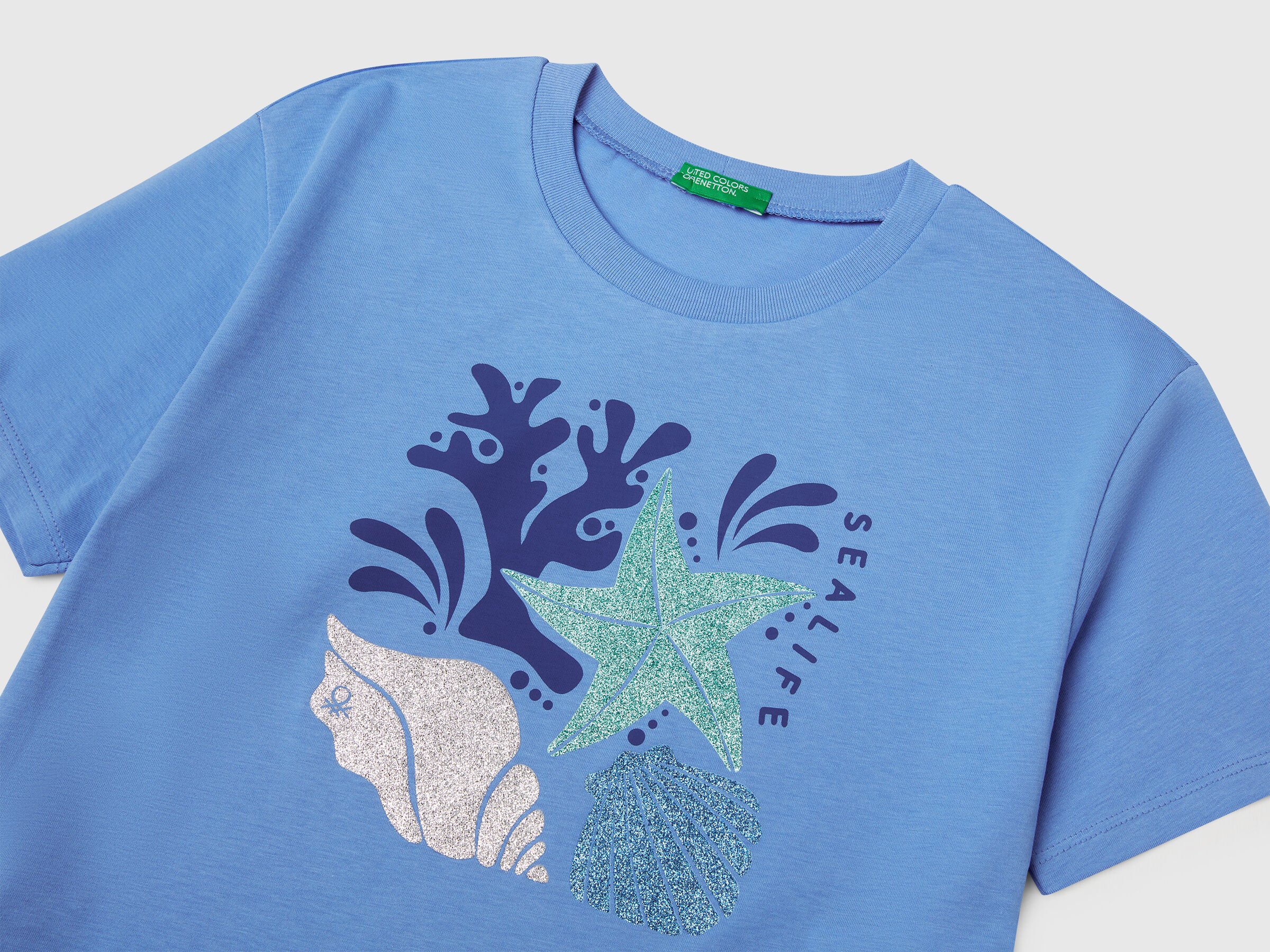 T-shirt avec imprimé pailleté – Image 3