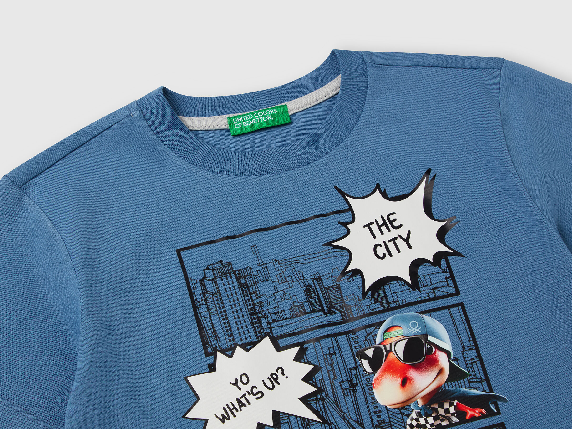 T-shirt à col ras du cou avec impression – Image 3