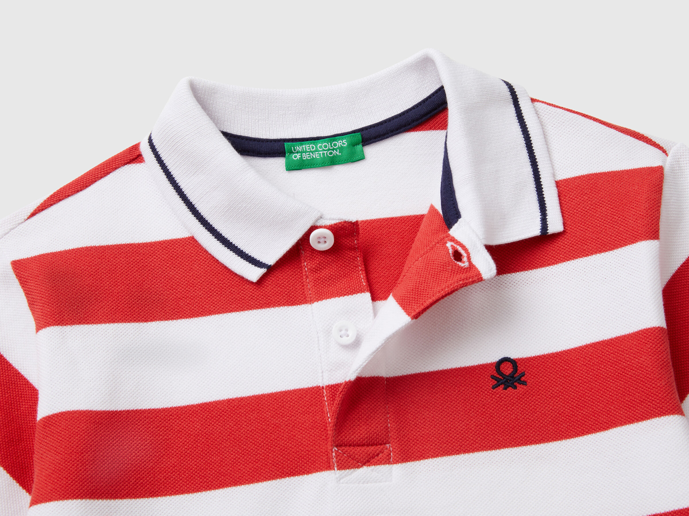 Polo rayé à manches courtes – Image 3