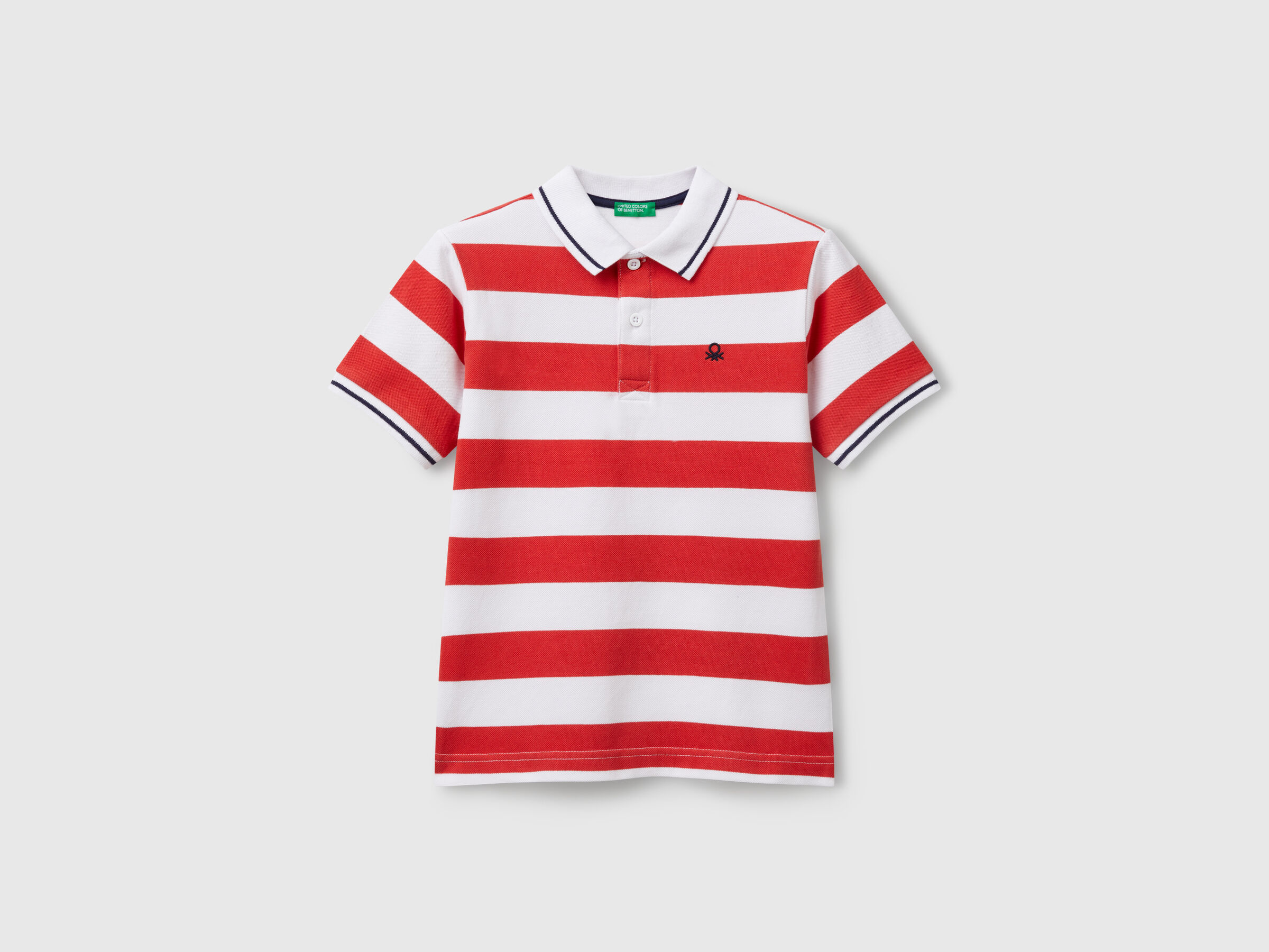 Polo rayé à manches courtes Polo rayé à manches courtes