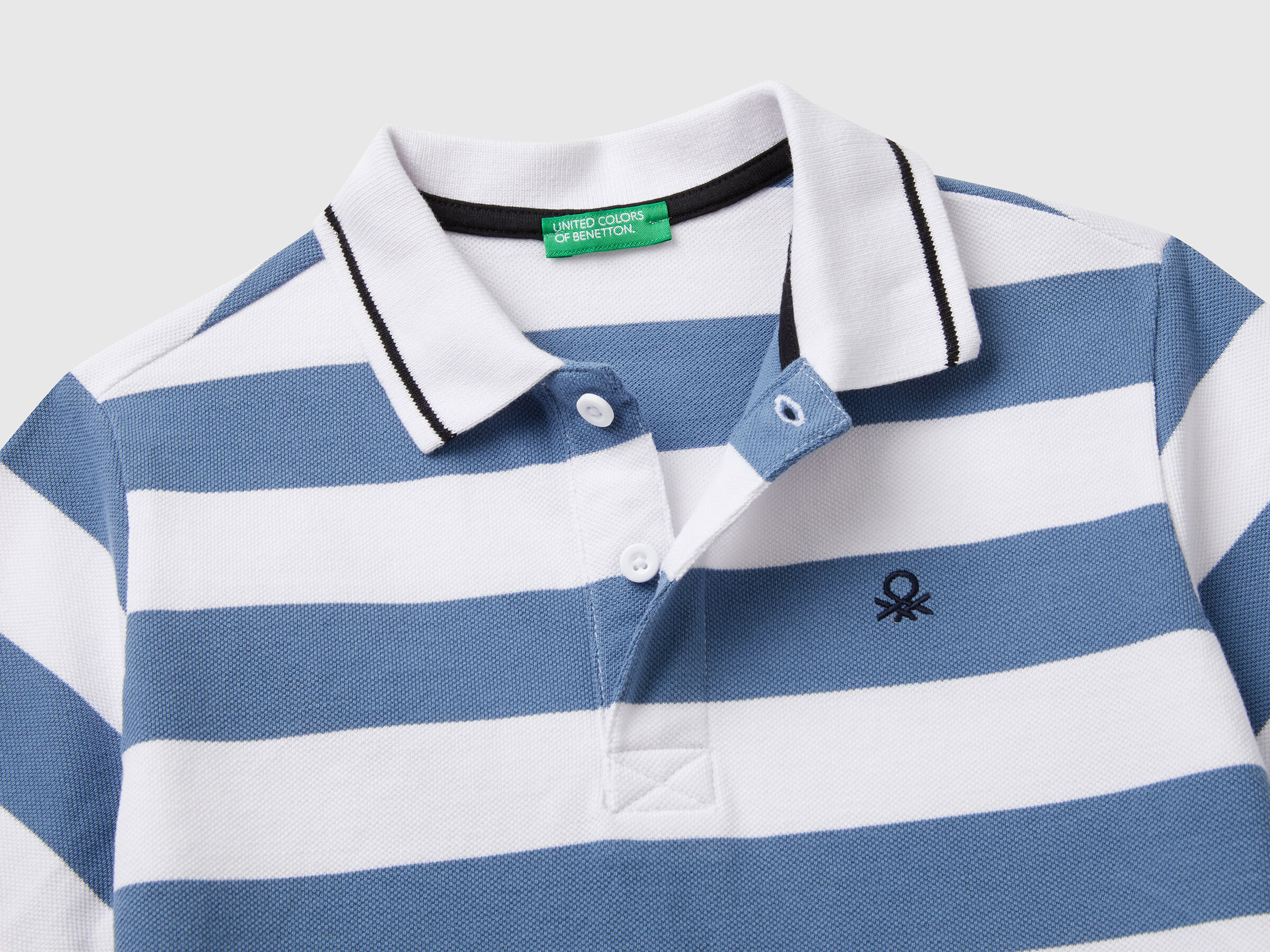 Polo rayé à manches courtes – Image 3
