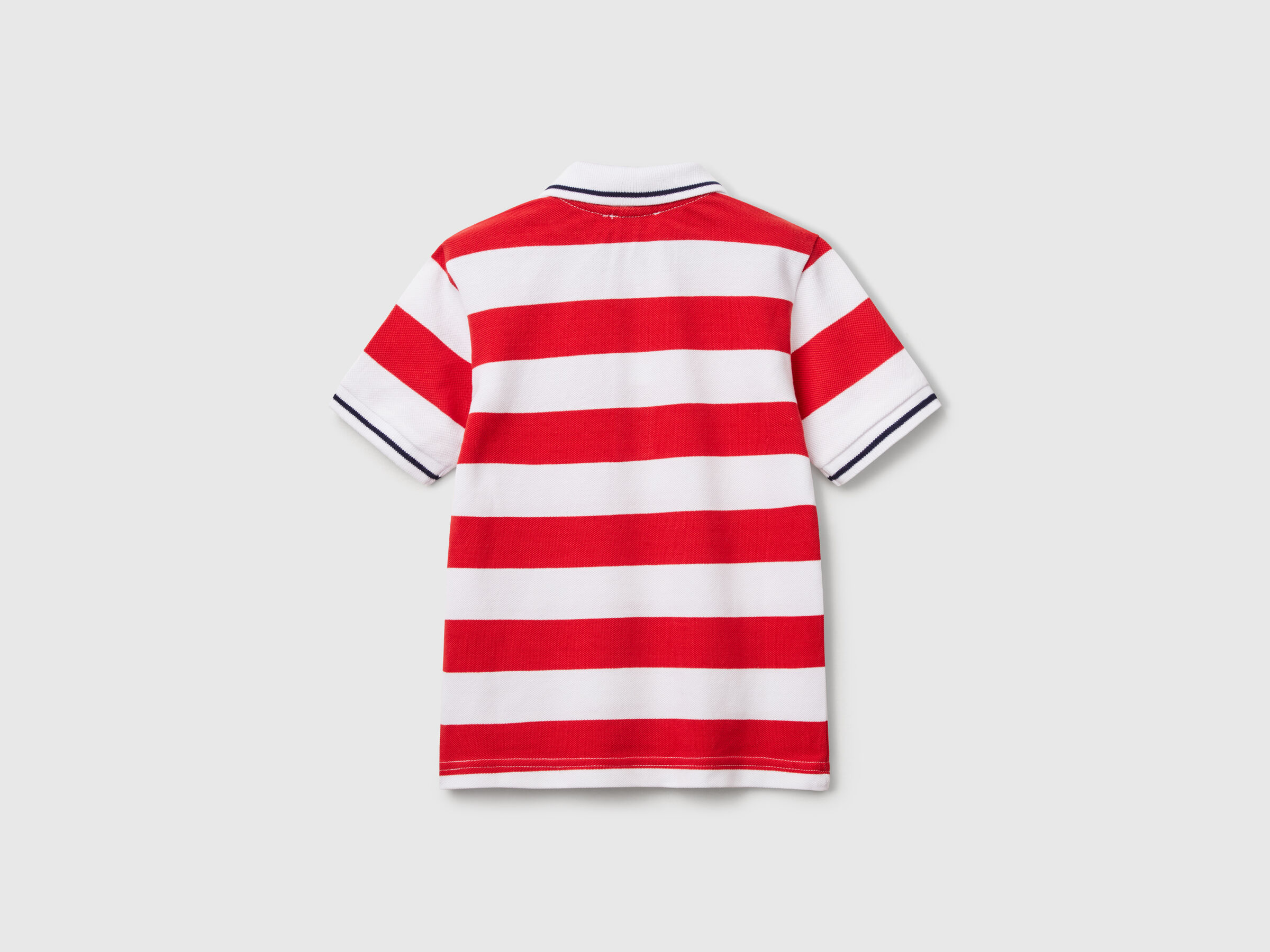 Polo rayé à manches courtes – Image 2