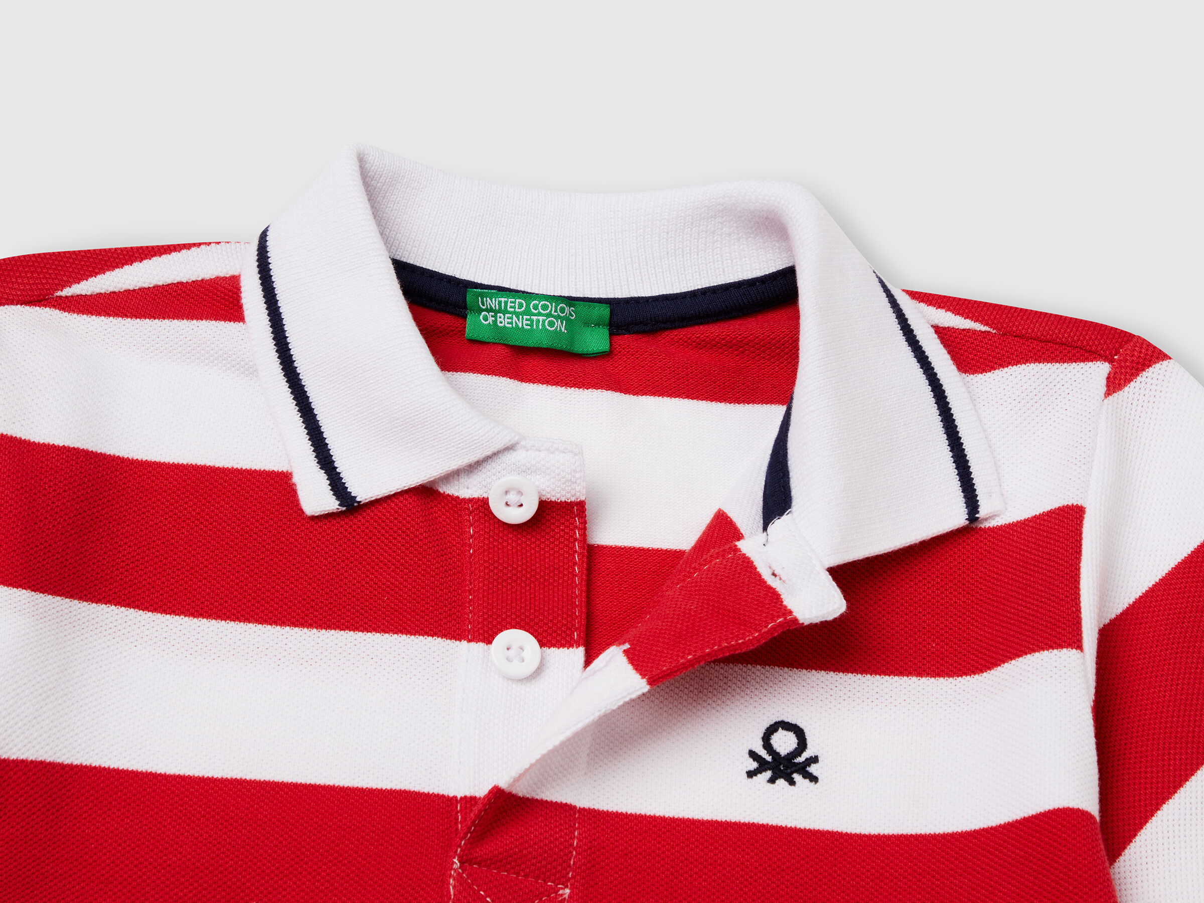 Polo rayé à manches courtes – Image 3