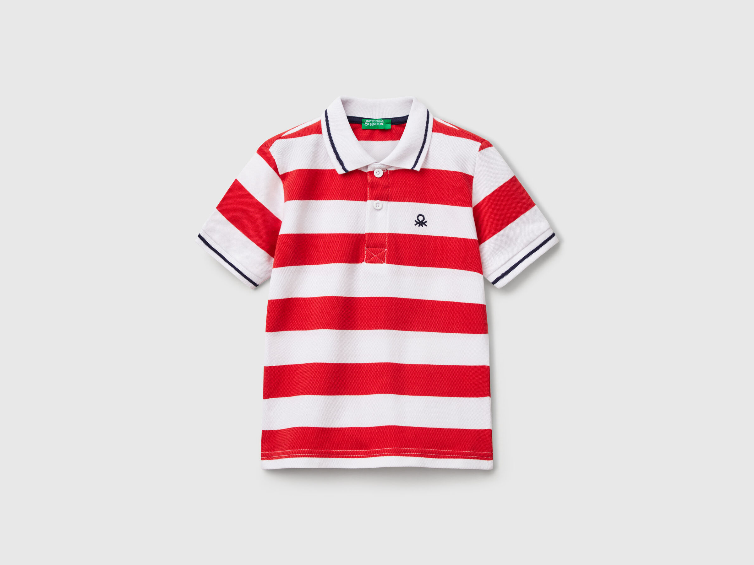 Polo rayé à manches courtes Polo rayé à manches courtes