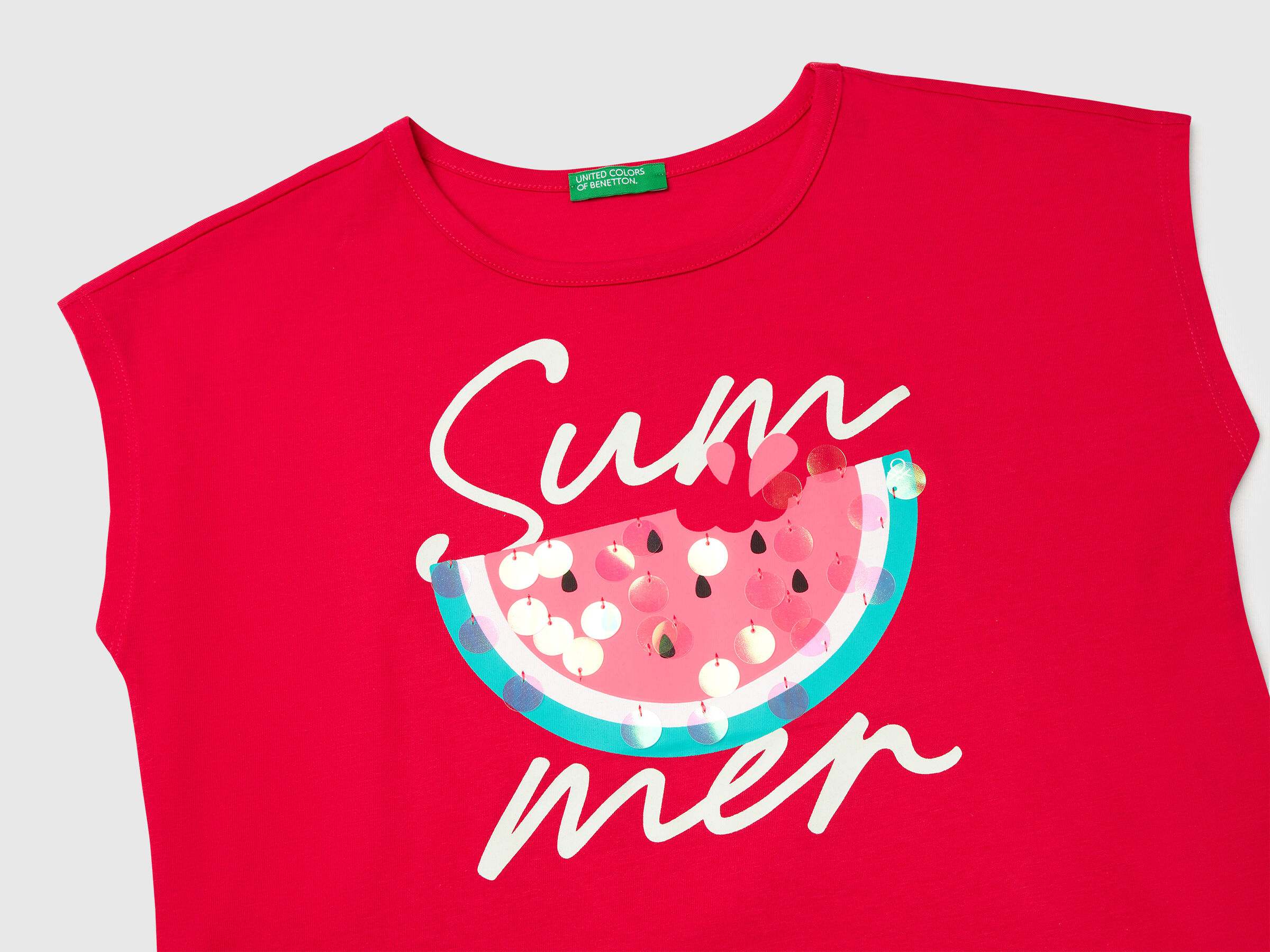 T-shirt avec imprimé et paillettes – Image 3