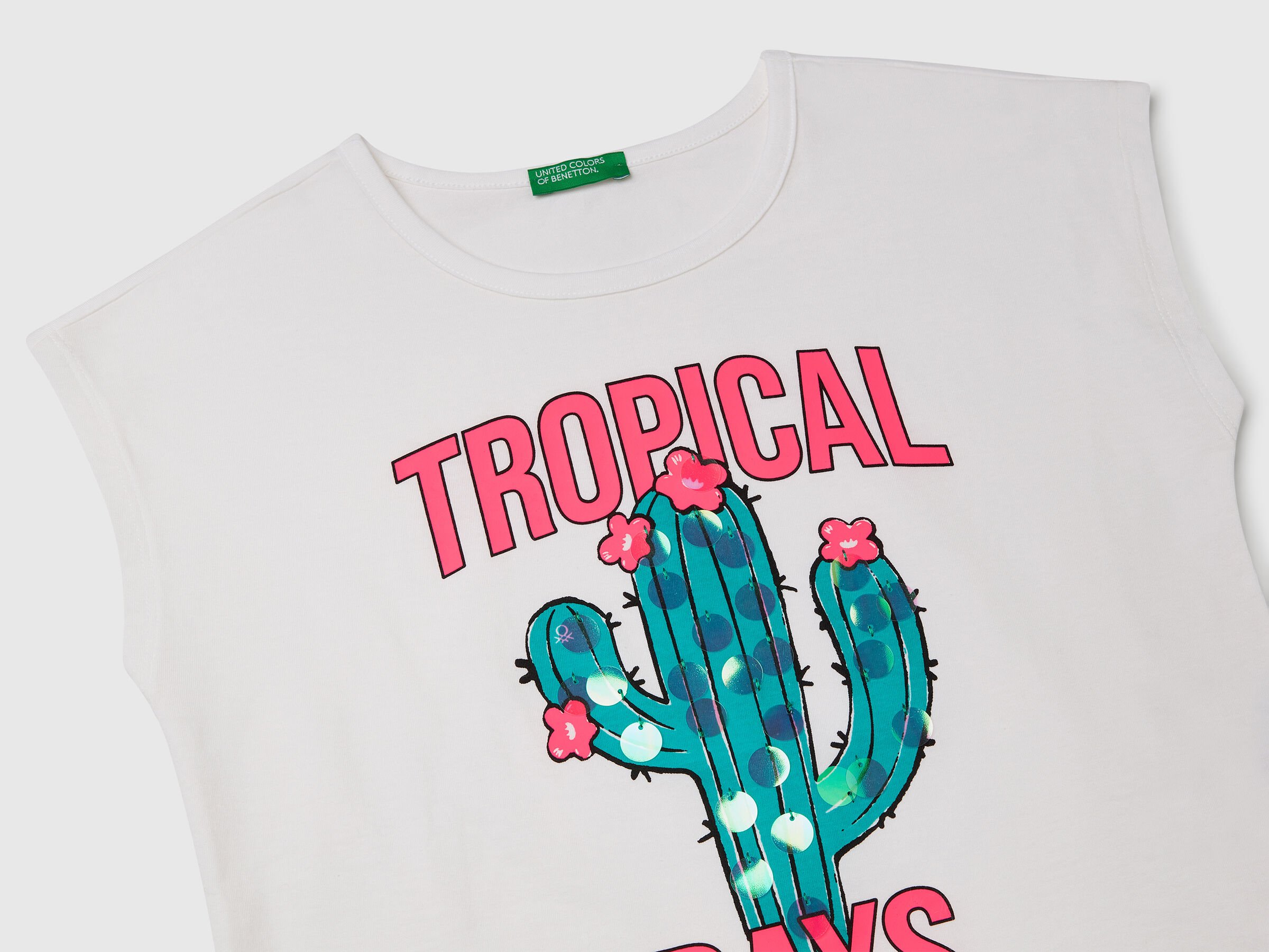 T-shirt avec imprimé et paillettes – Image 3